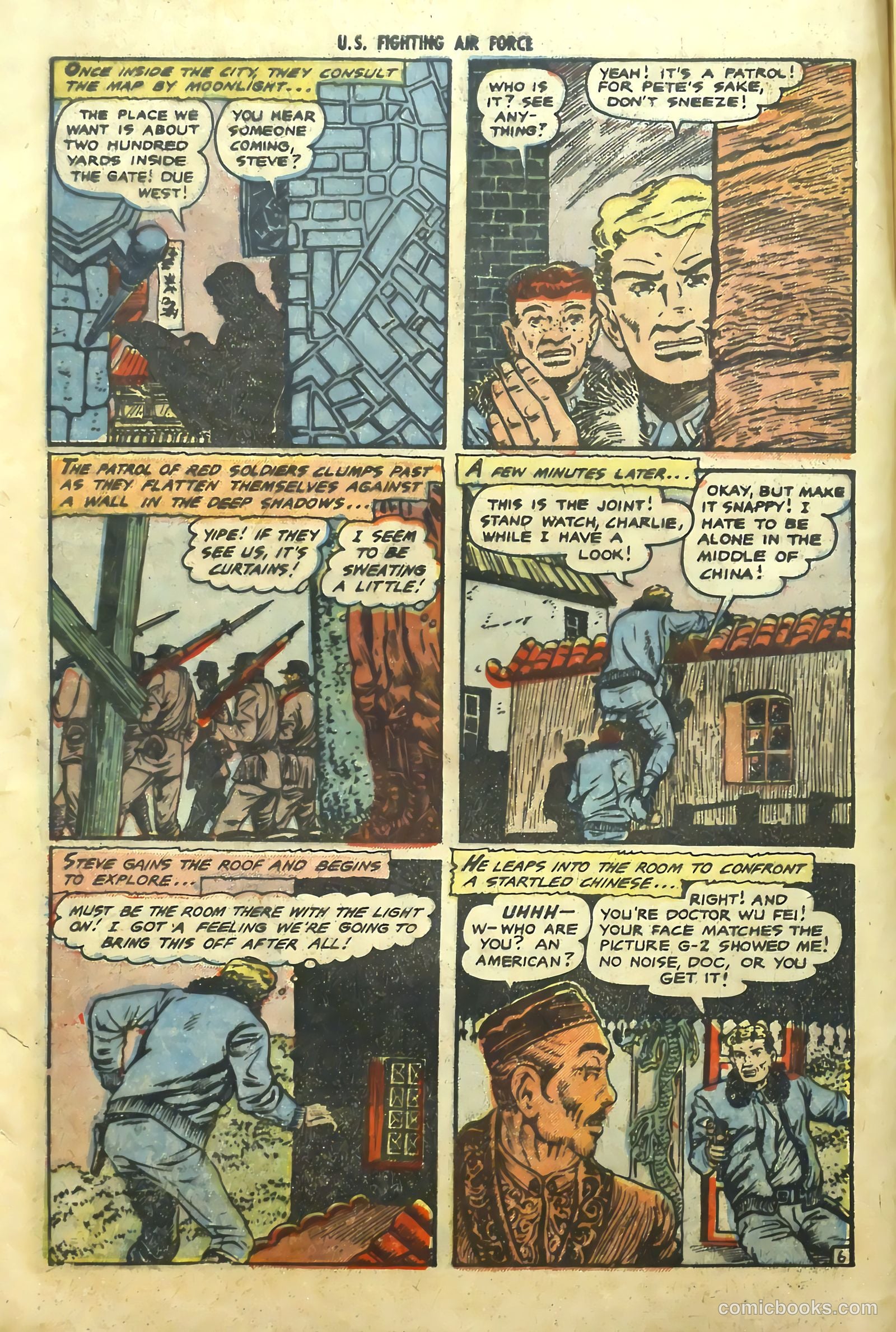U.S. Fighting Air Force #10 (1954) — page 8 of 36