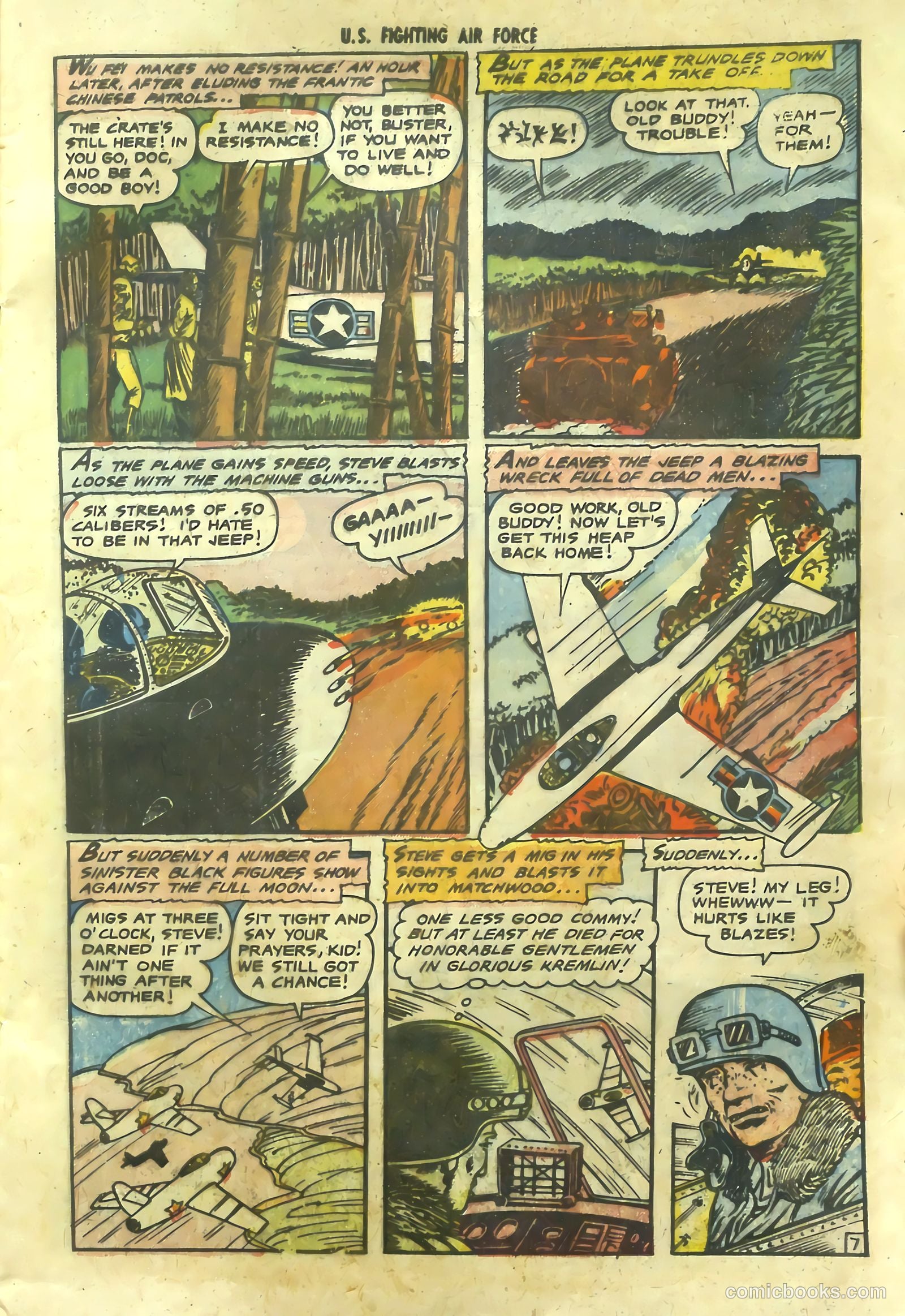 U.S. Fighting Air Force #10 (1954) — page 9 of 36
