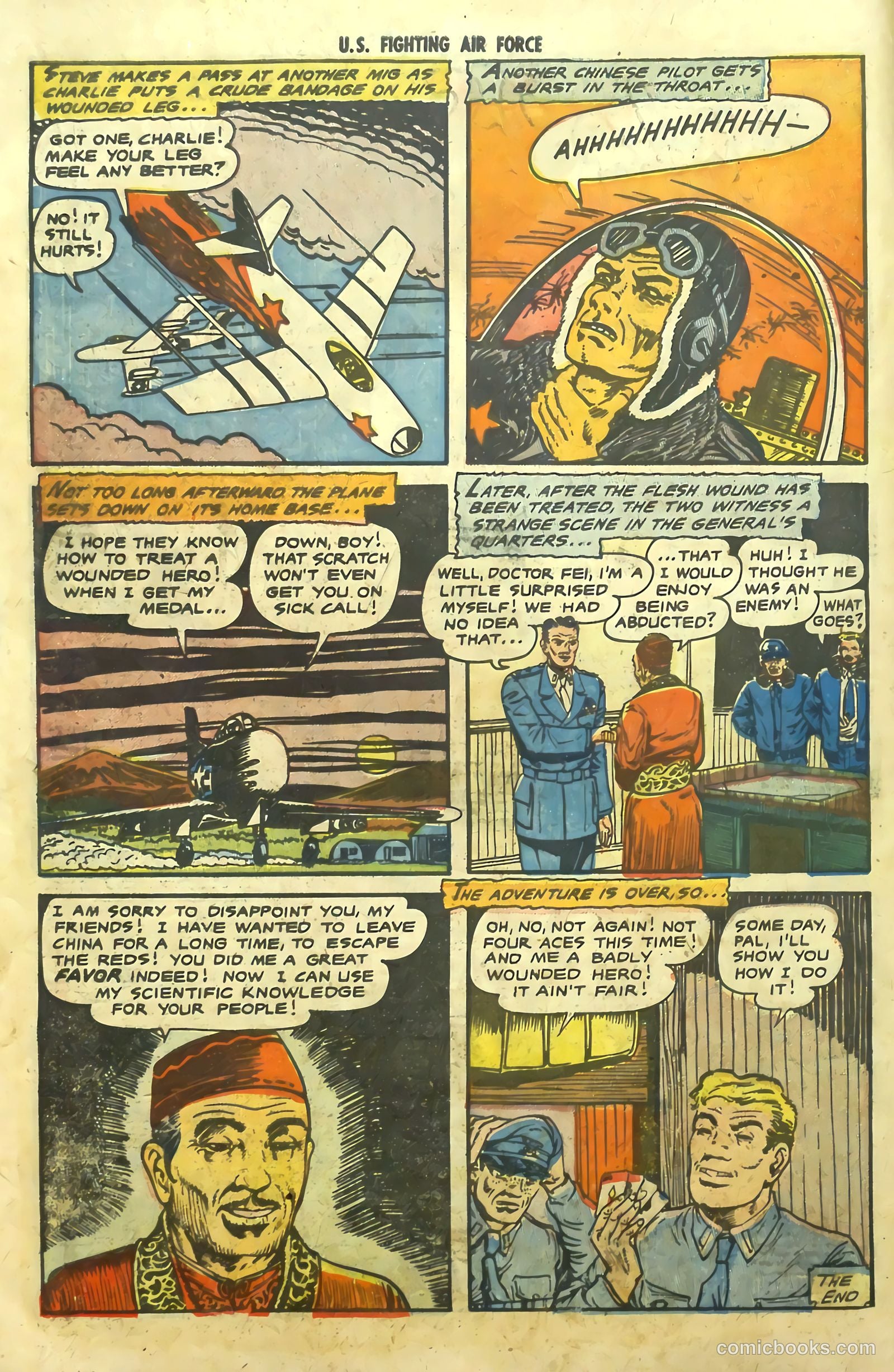U.S. Fighting Air Force #10 (1954) — page 10 of 36