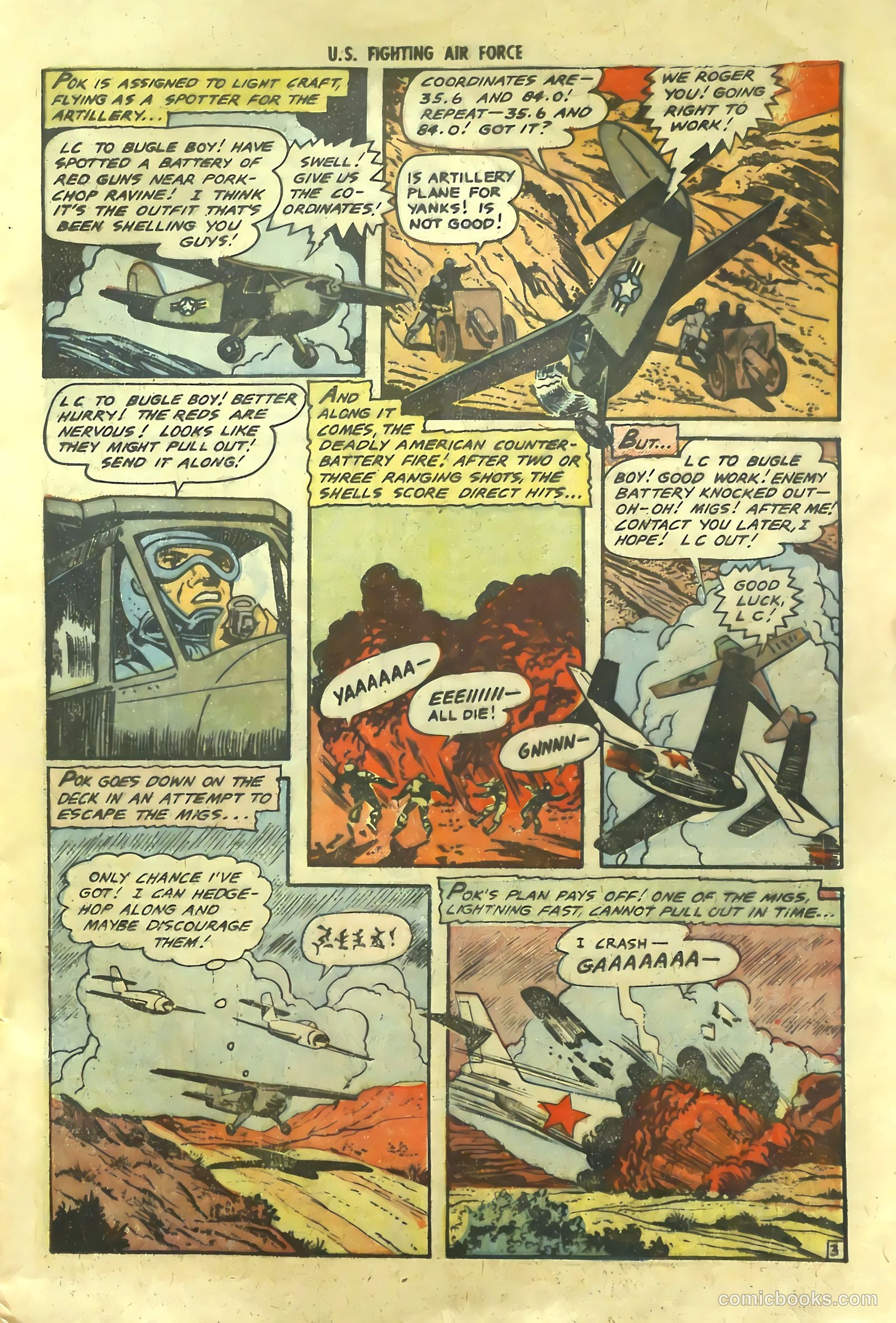 U.S. Fighting Air Force #10 (1954) — page 13 of 36