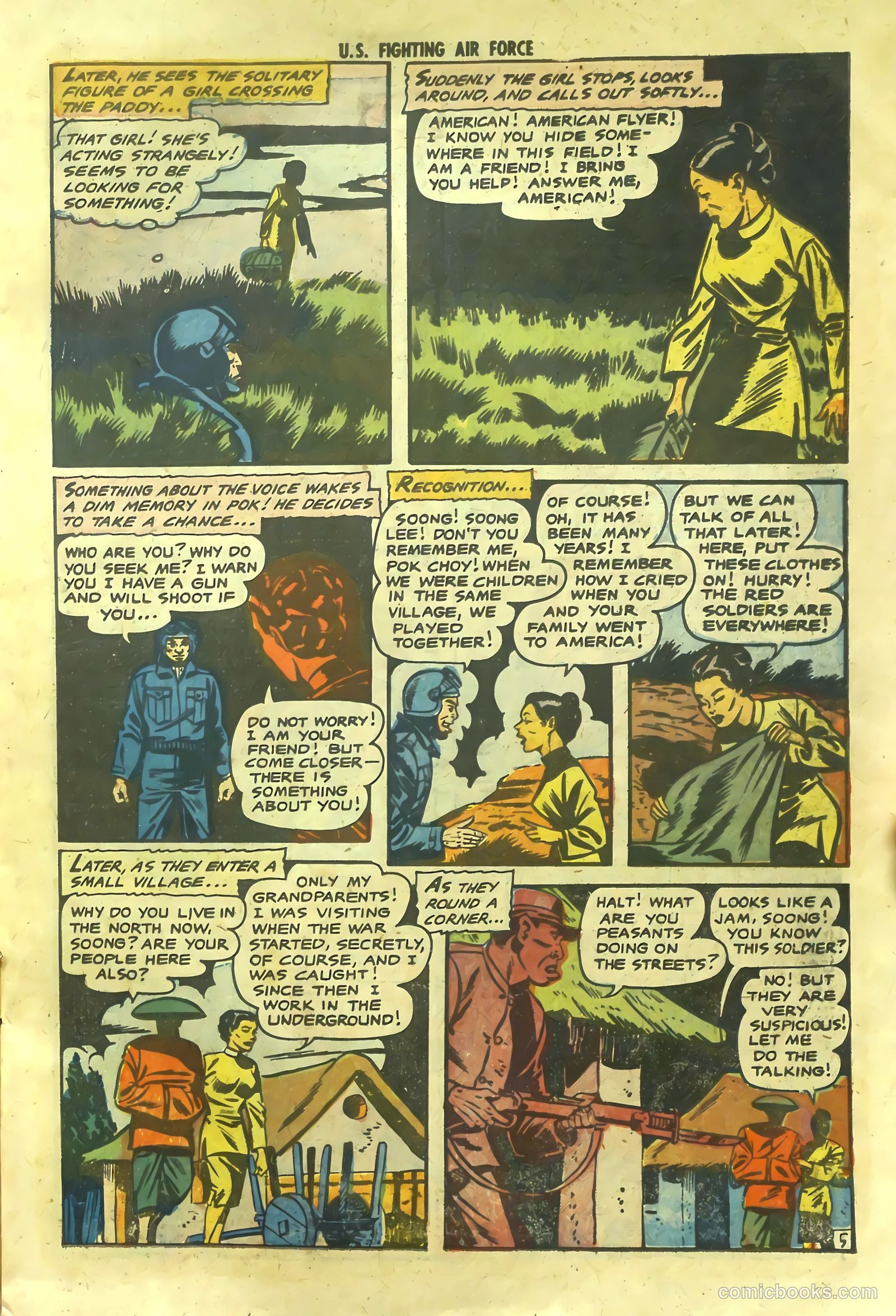 U.S. Fighting Air Force #10 (1954) — page 15 of 36