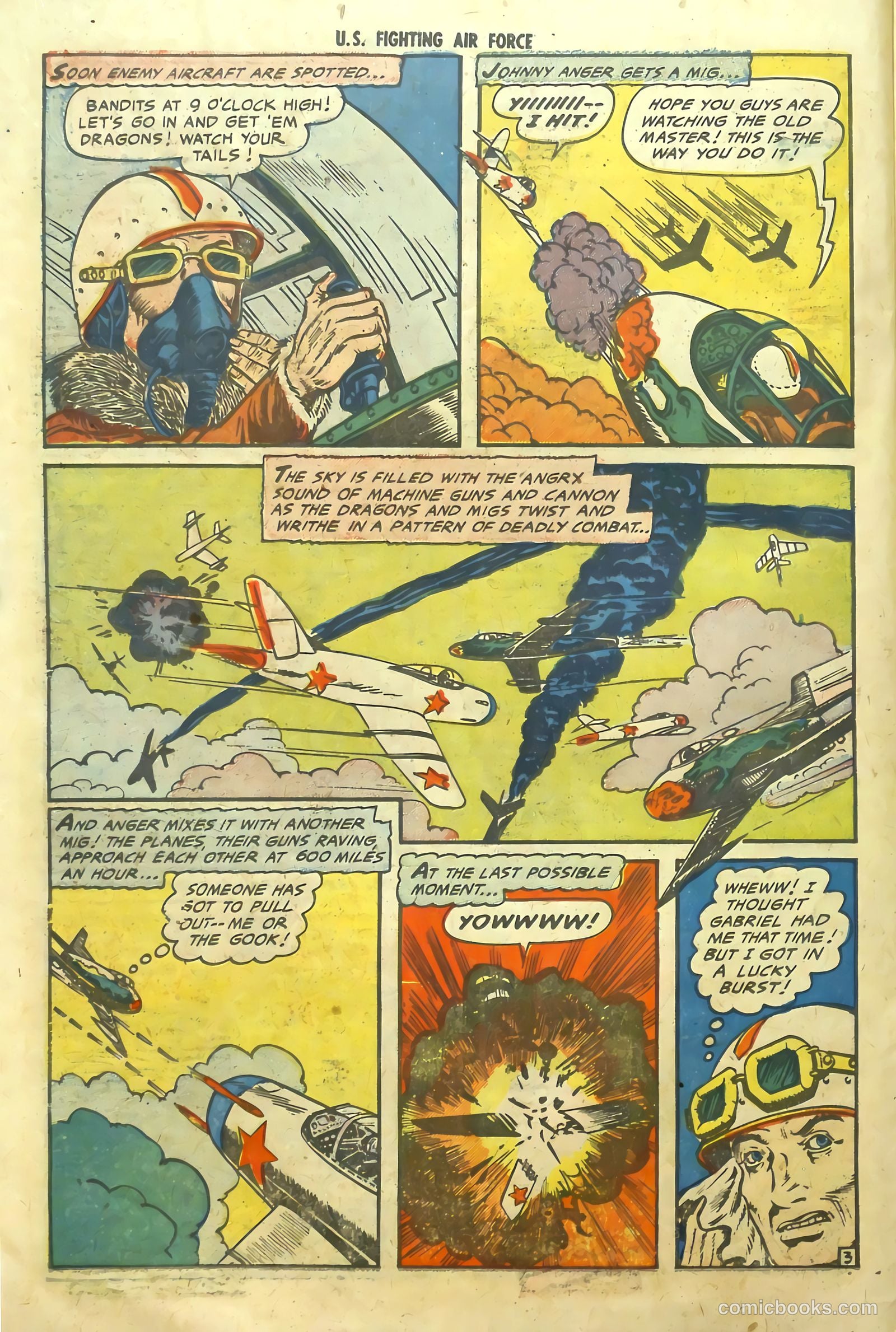 U.S. Fighting Air Force #10 (1954) — page 22 of 36