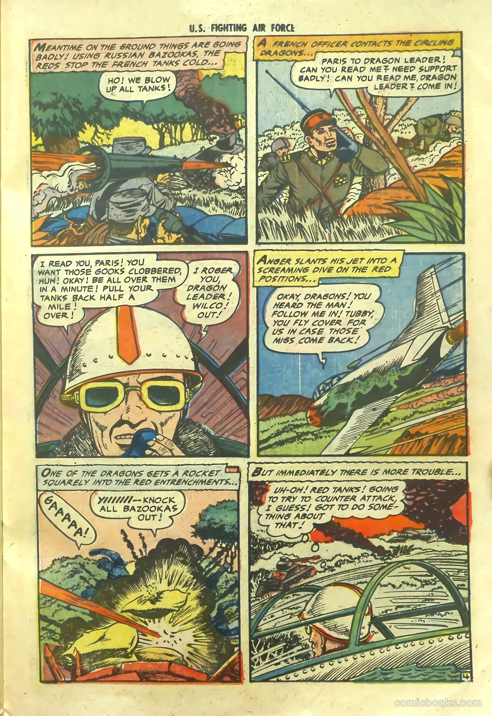U.S. Fighting Air Force #10 (1954) — page 23 of 36