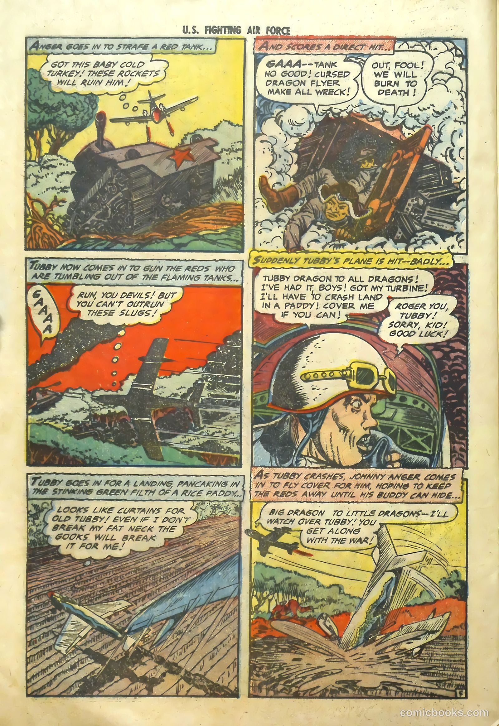 U.S. Fighting Air Force #10 (1954) — page 24 of 36