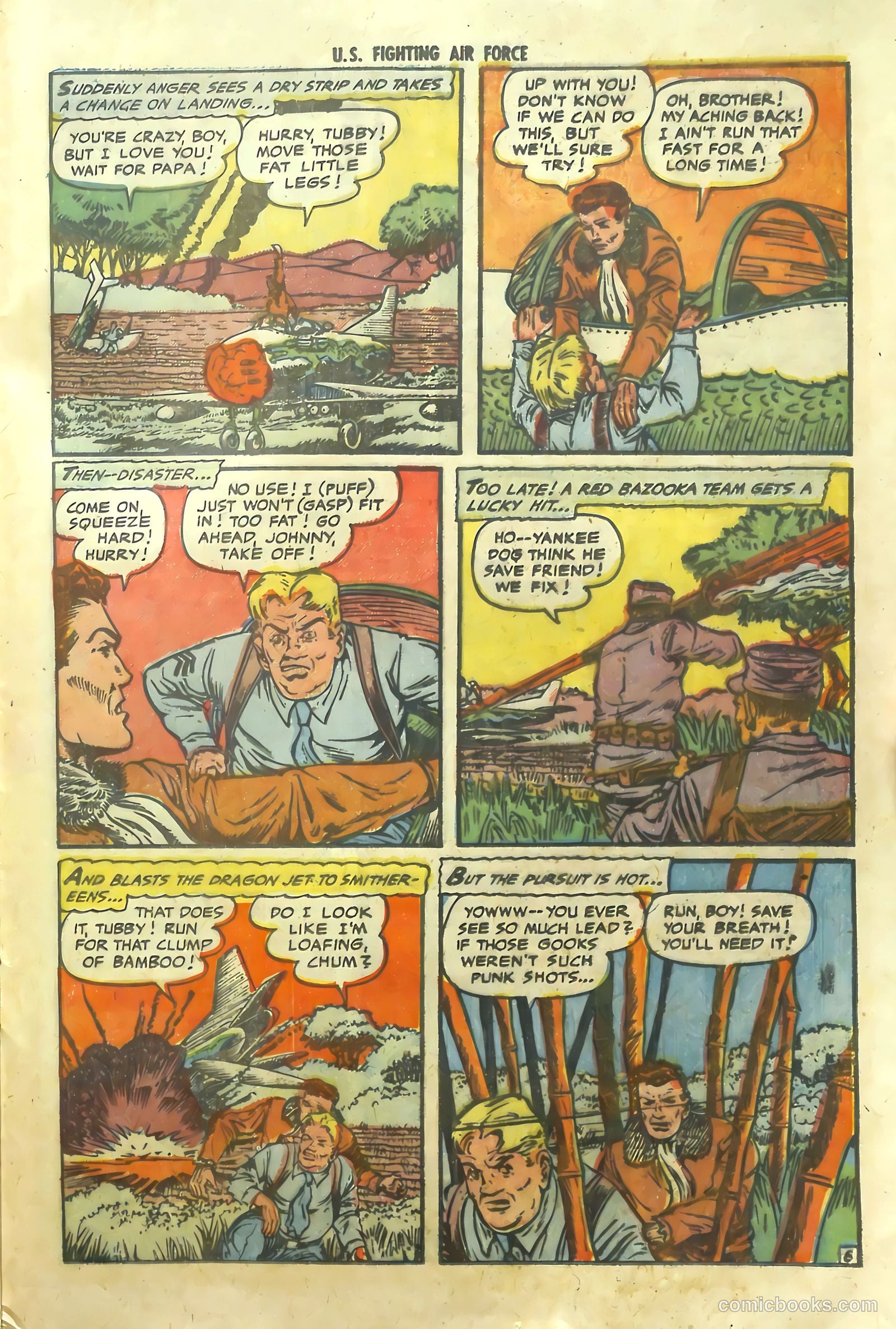 U.S. Fighting Air Force #10 (1954) — page 25 of 36
