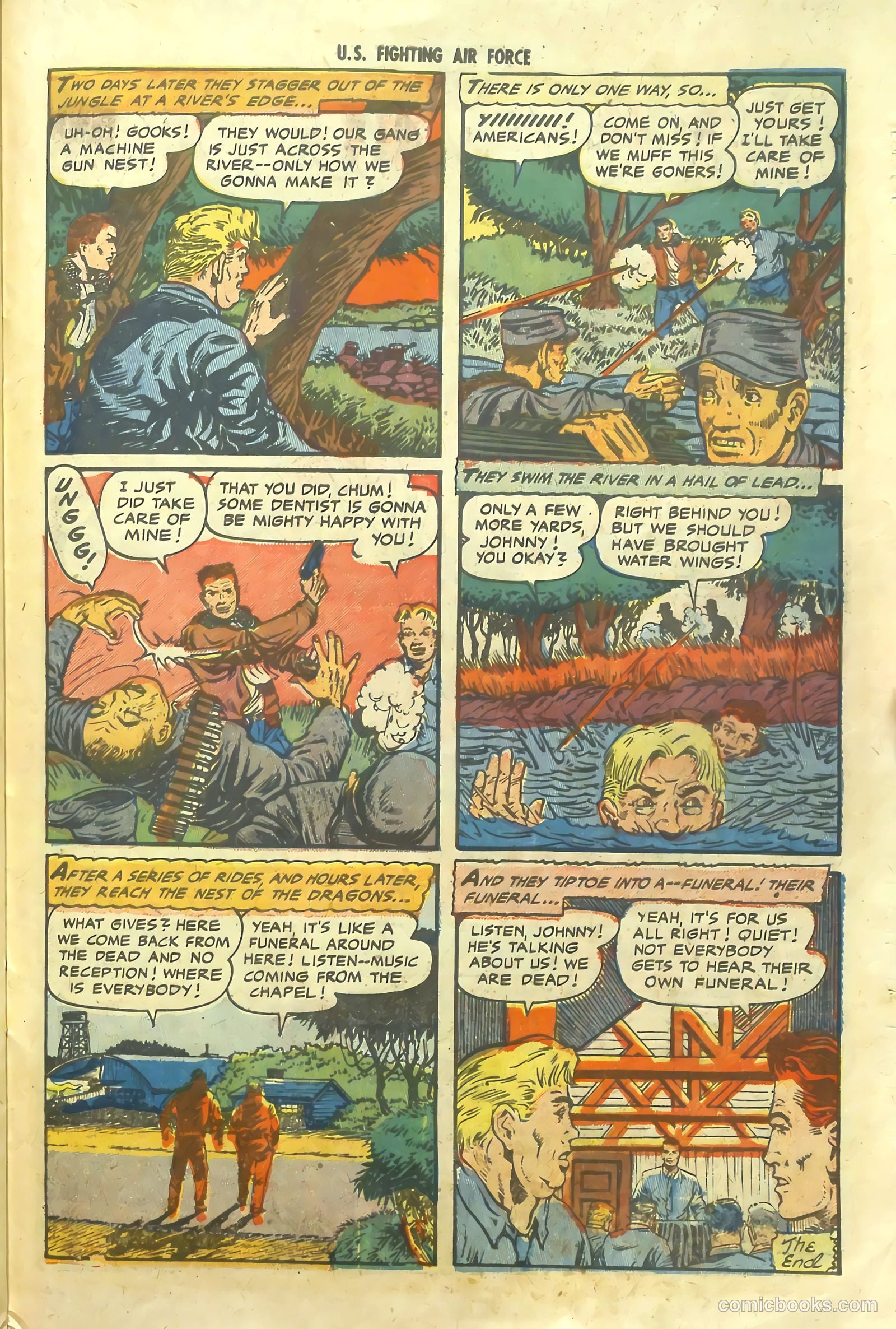 U.S. Fighting Air Force #10 (1954) — page 27 of 36