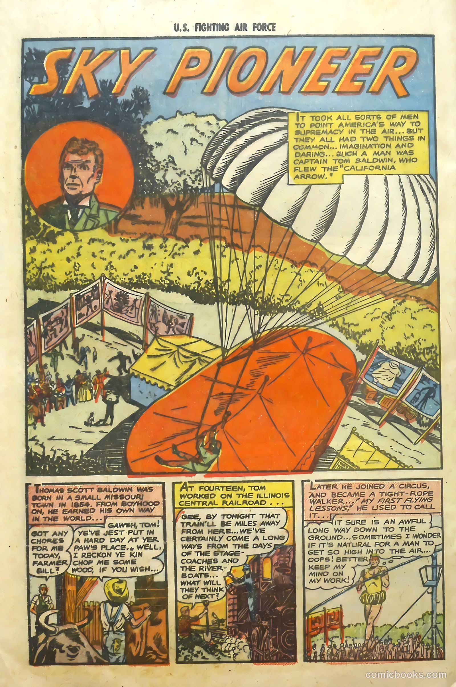 U.S. Fighting Air Force #10 (1954) — page 28 of 36