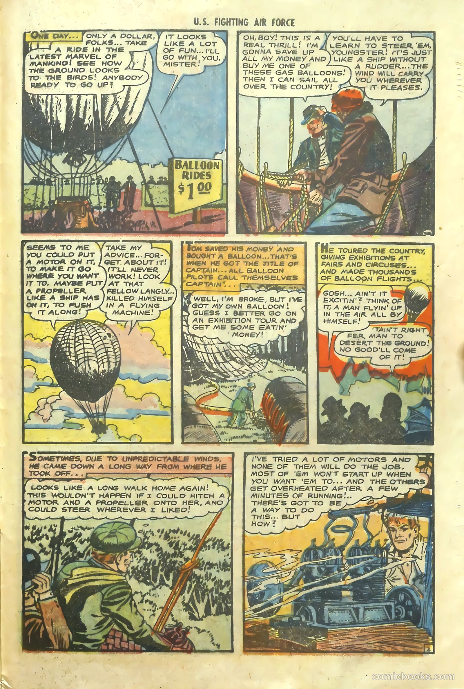U.S. Fighting Air Force #10 (1954) — page 29 of 36
