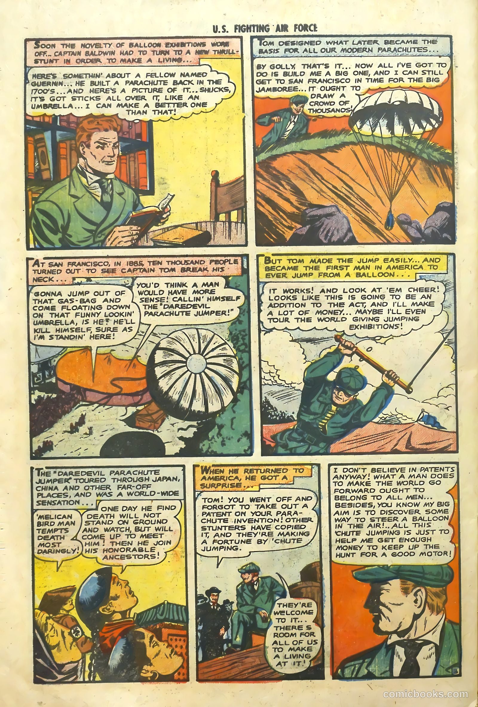 U.S. Fighting Air Force #10 (1954) — page 30 of 36