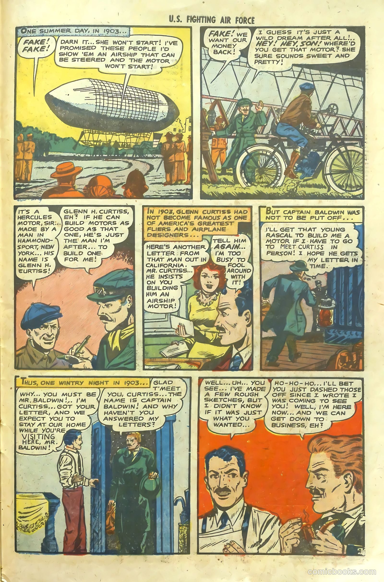 U.S. Fighting Air Force #10 (1954) — page 31 of 36