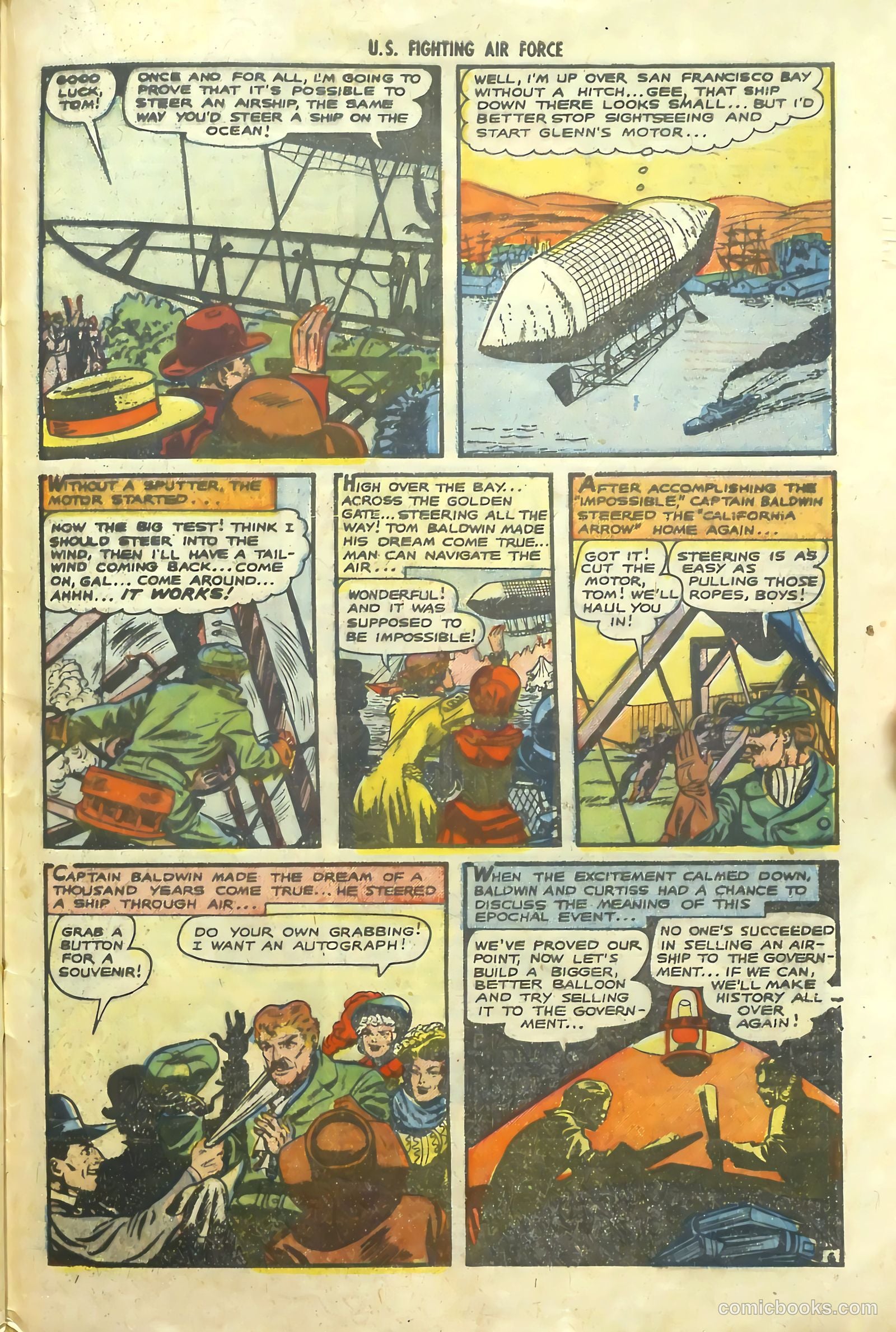 U.S. Fighting Air Force #10 (1954) — page 33 of 36