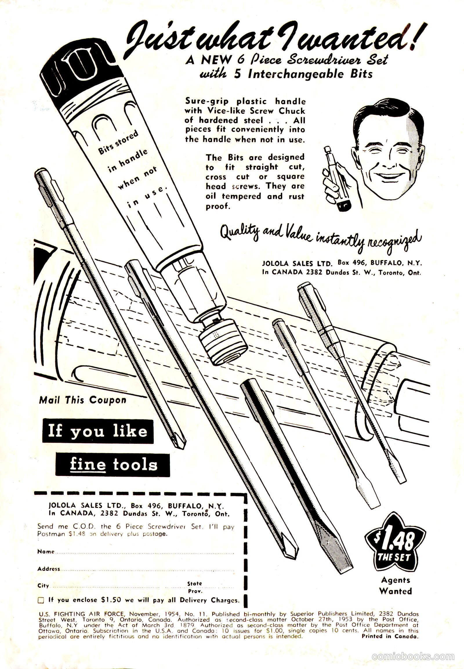 U.S. Fighting Air Force #11 (1954) — page 2 of 36