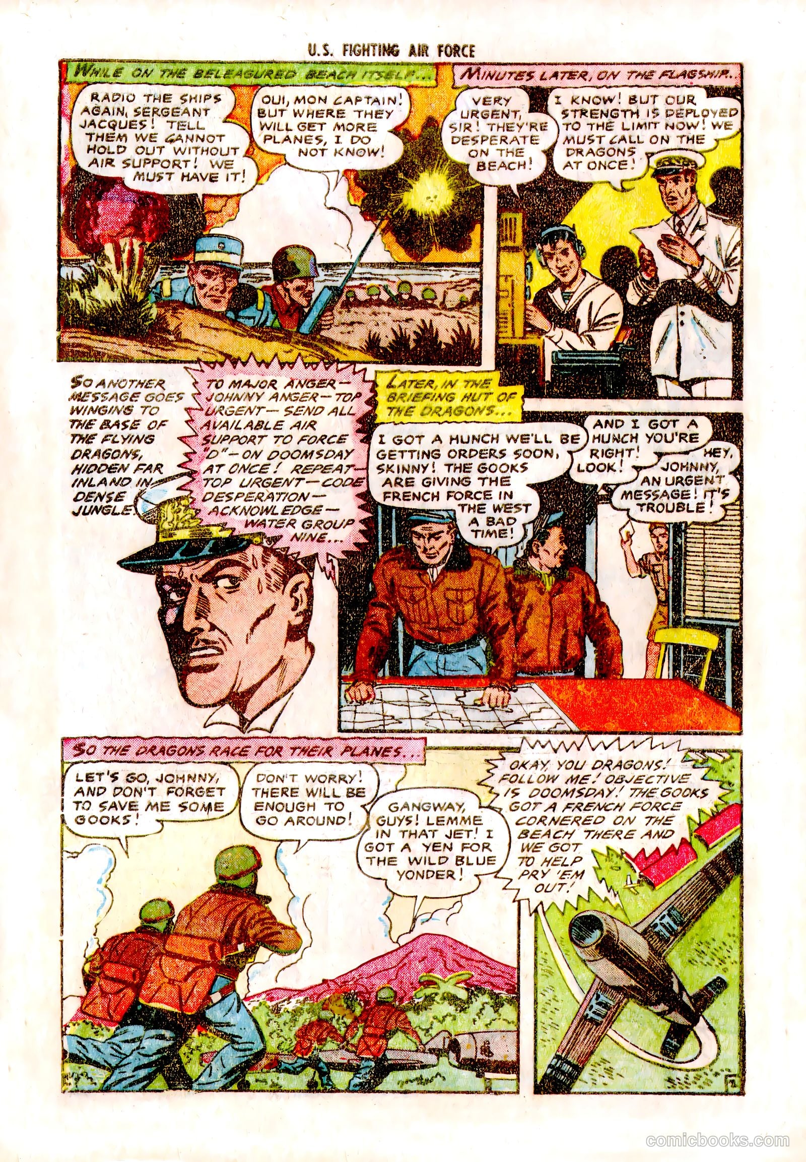 U.S. Fighting Air Force #11 (1954) — page 4 of 36