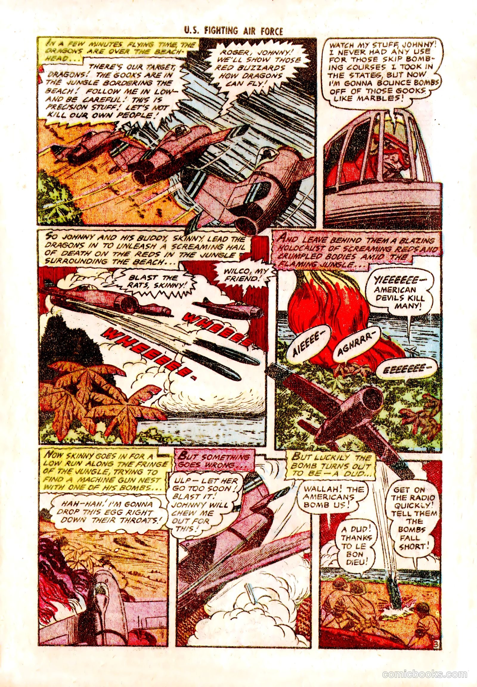 U.S. Fighting Air Force #11 (1954) — page 5 of 36