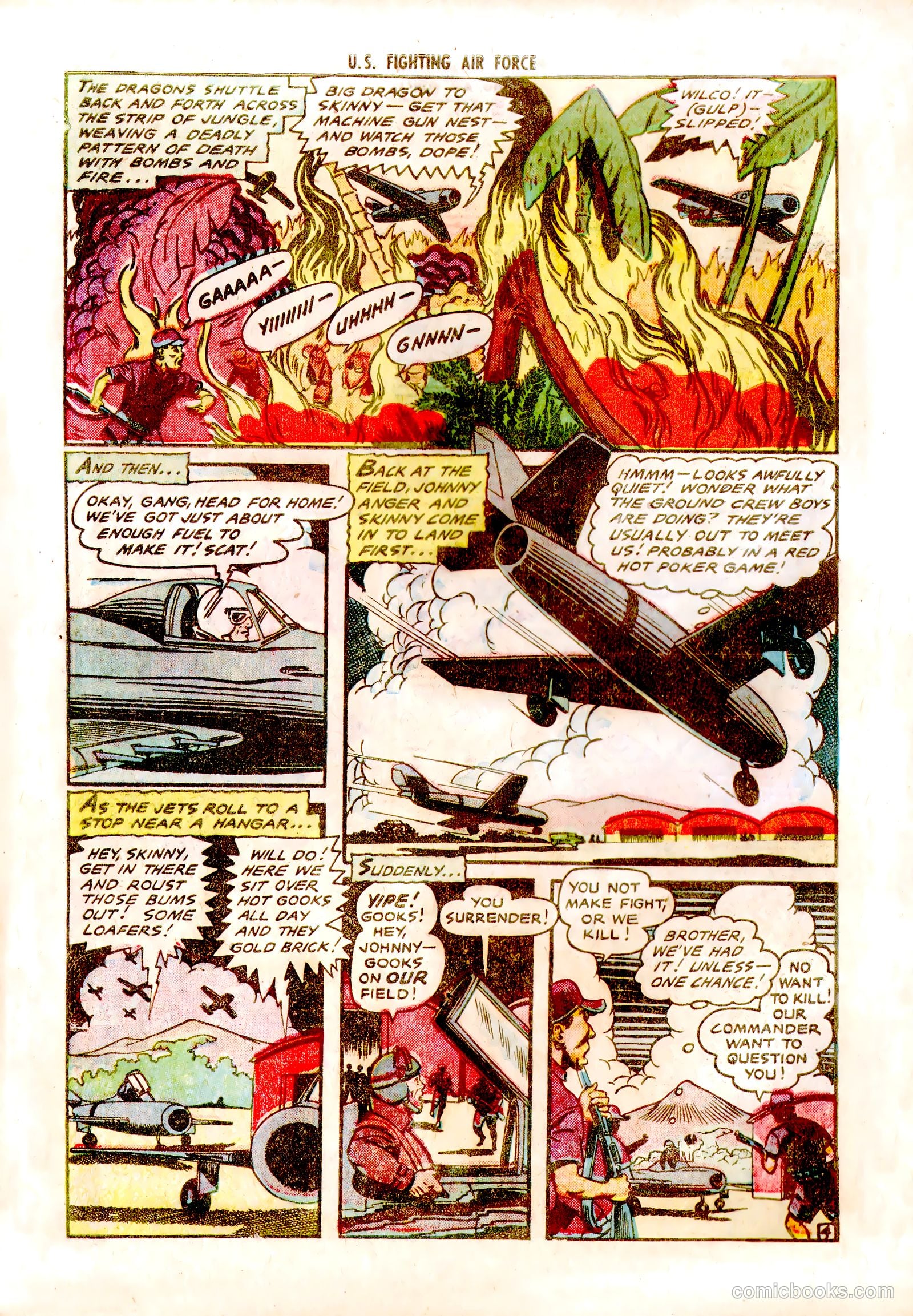 U.S. Fighting Air Force #11 (1954) — page 6 of 36