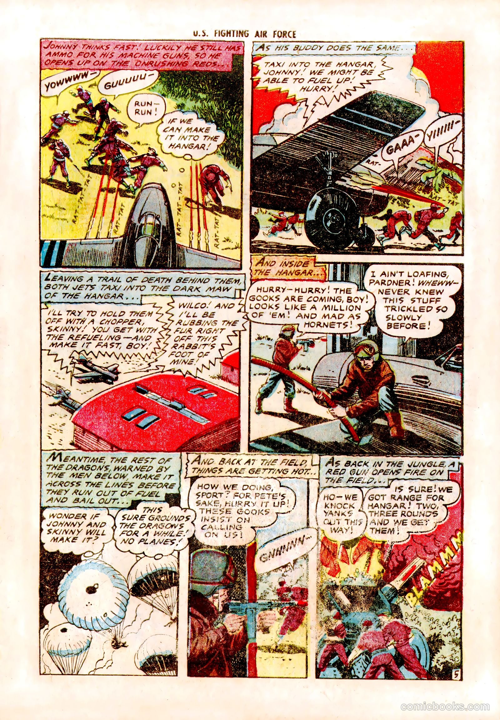 U.S. Fighting Air Force #11 (1954) — page 7 of 36