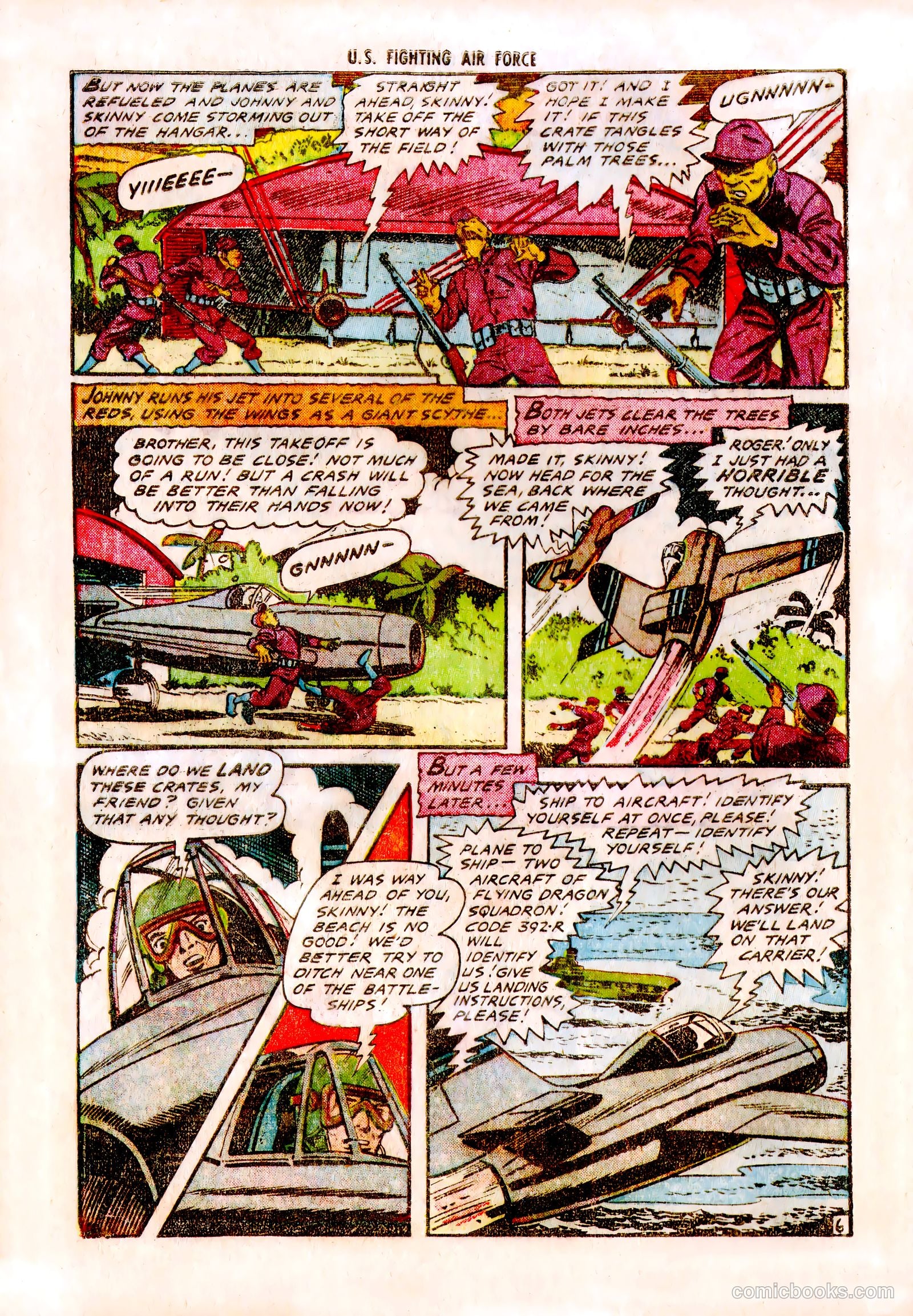 U.S. Fighting Air Force #11 (1954) — page 8 of 36
