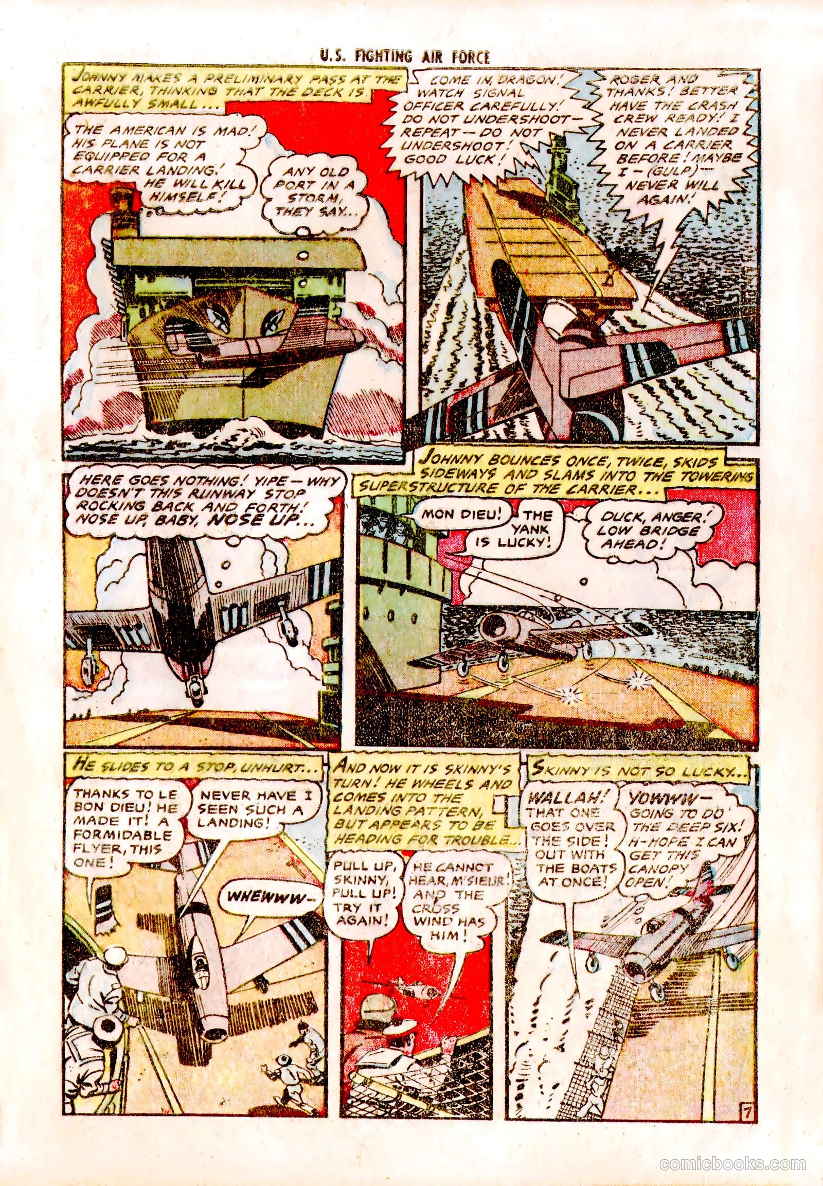 U.S. Fighting Air Force #11 (1954) — page 9 of 36