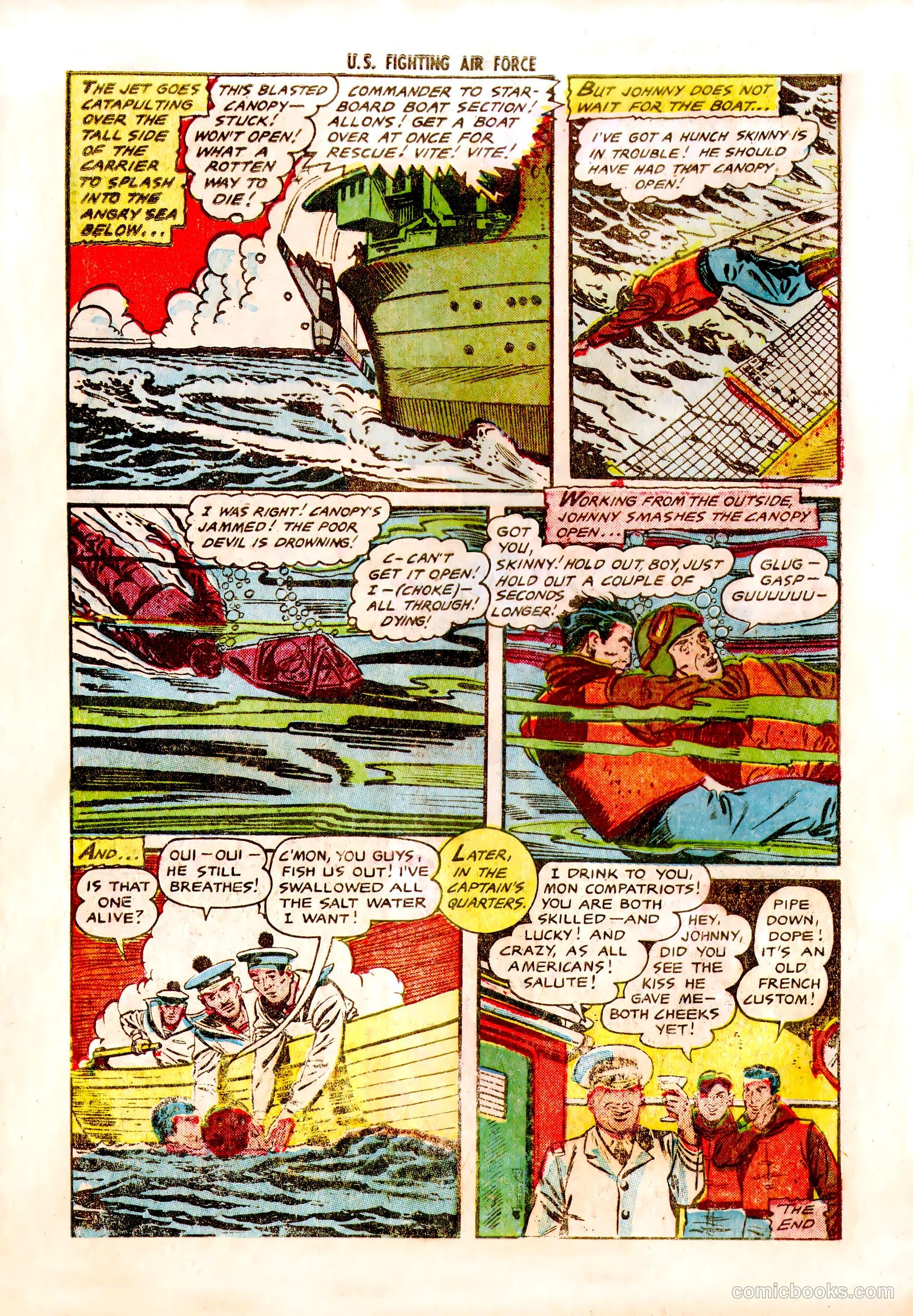 U.S. Fighting Air Force #11 (1954) — page 10 of 36