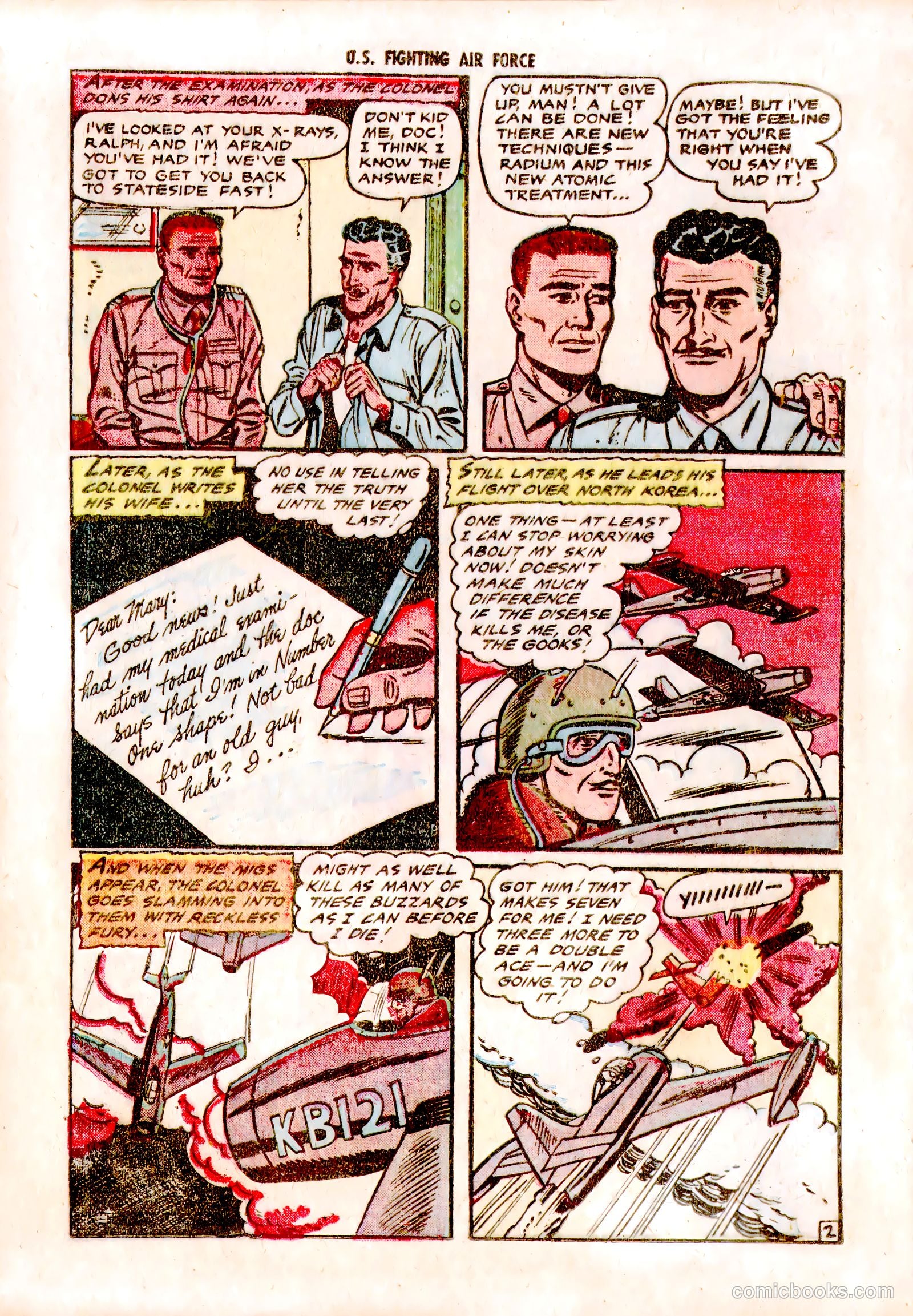 U.S. Fighting Air Force #11 (1954) — page 12 of 36