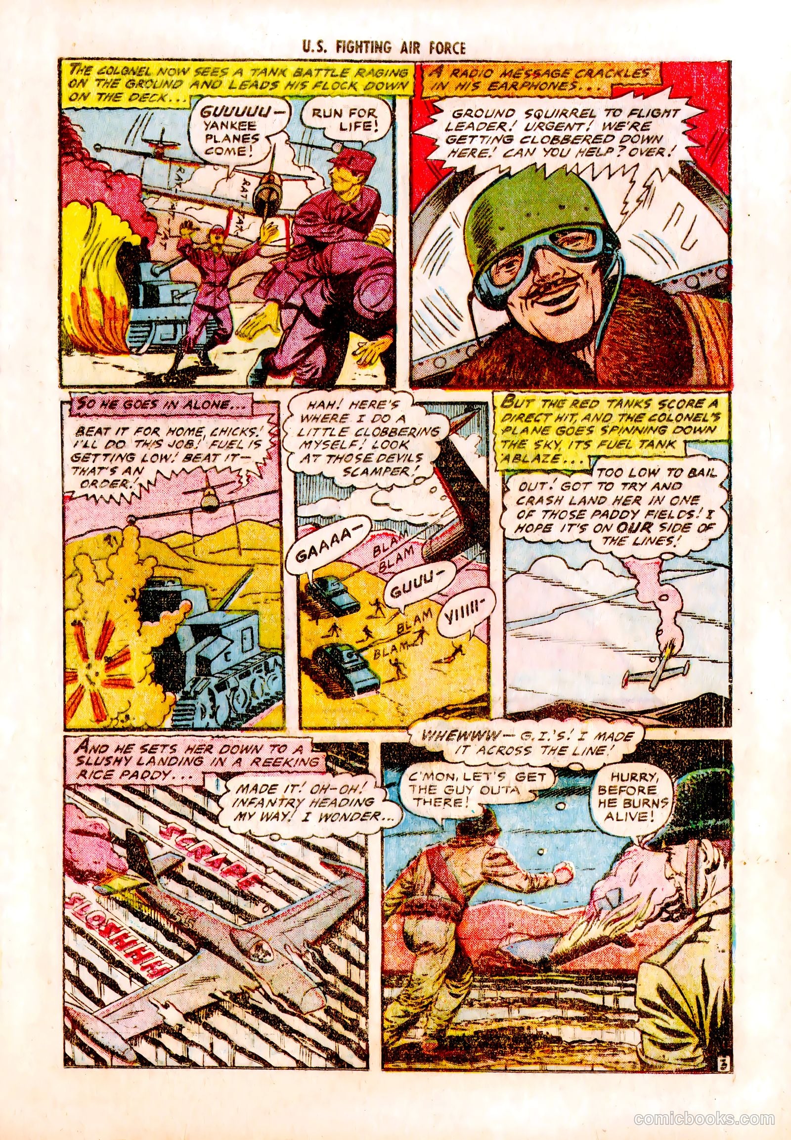 U.S. Fighting Air Force #11 (1954) — page 13 of 36