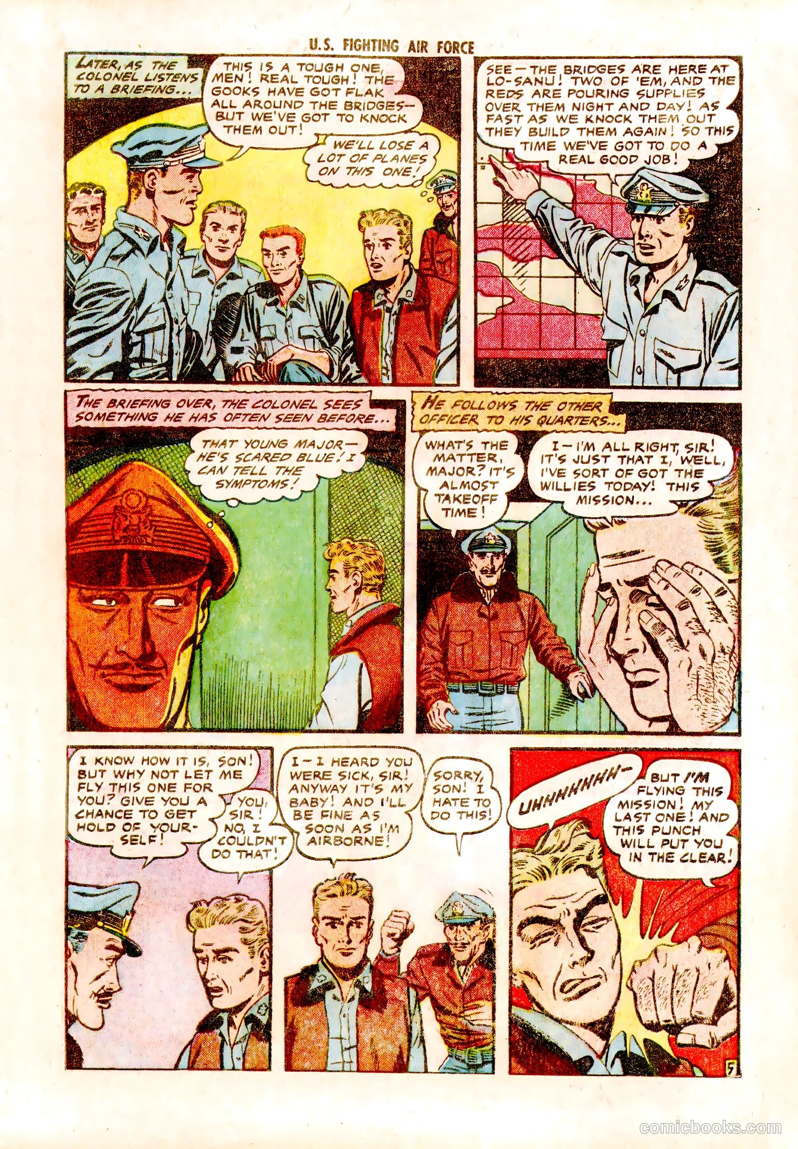 U.S. Fighting Air Force #11 (1954) — page 15 of 36