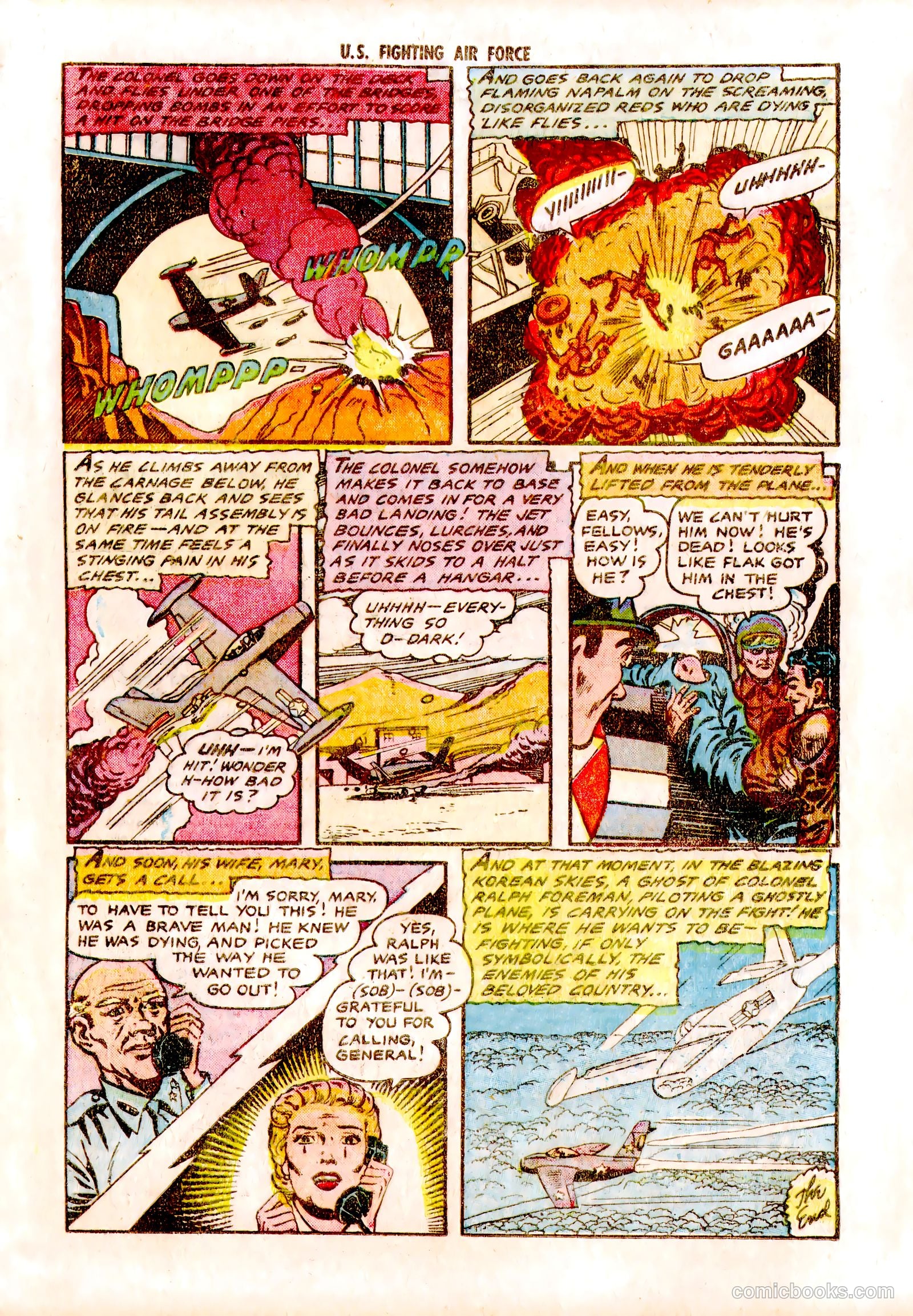 U.S. Fighting Air Force #11 (1954) — page 17 of 36