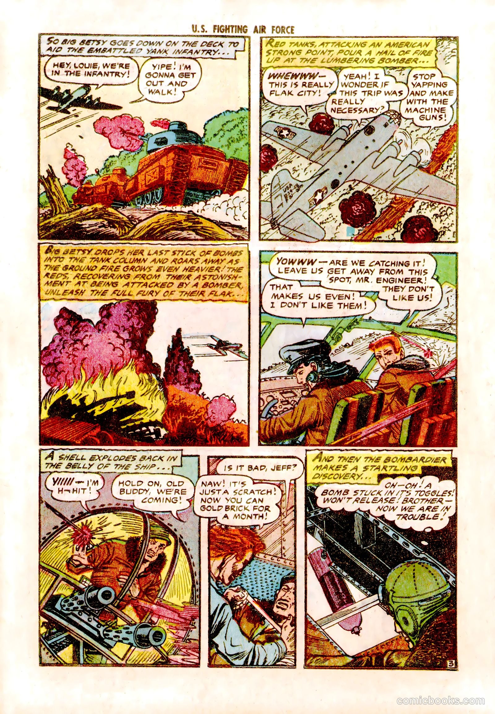 U.S. Fighting Air Force #11 (1954) — page 22 of 36