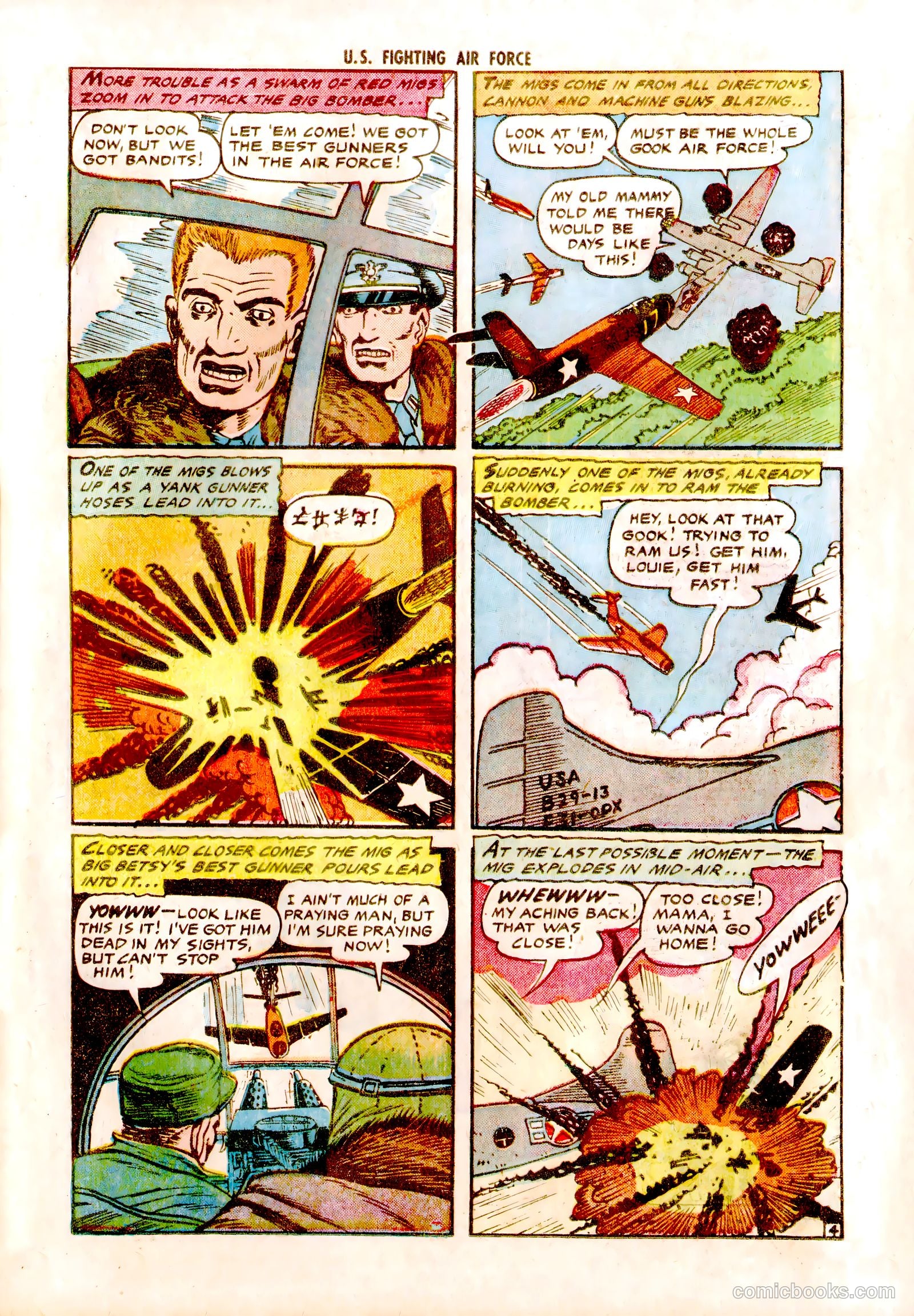 U.S. Fighting Air Force #11 (1954) — page 23 of 36