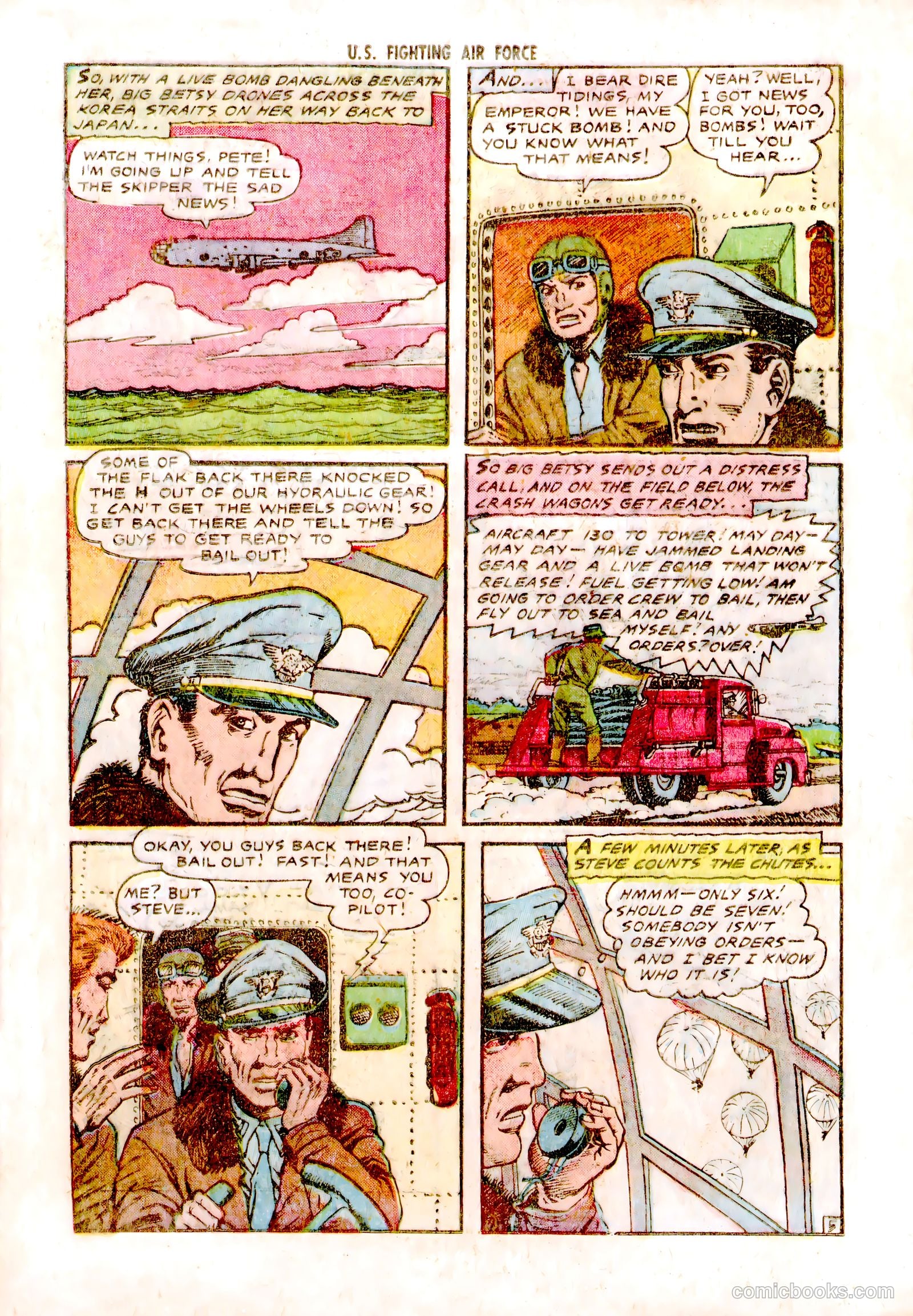 U.S. Fighting Air Force #11 (1954) — page 24 of 36