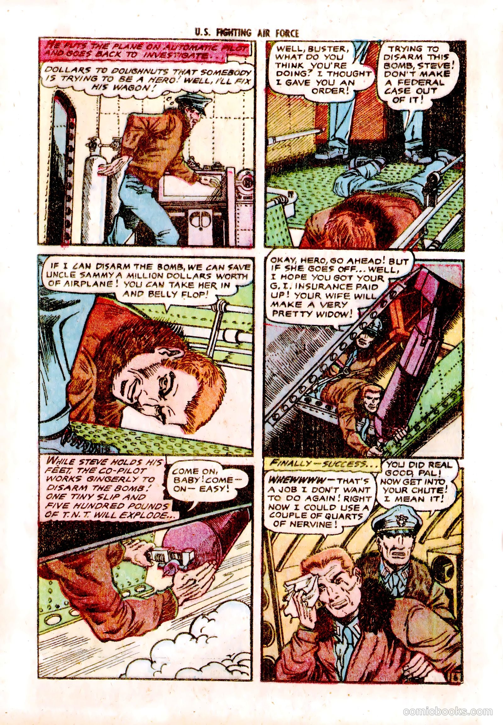 U.S. Fighting Air Force #11 (1954) — page 25 of 36