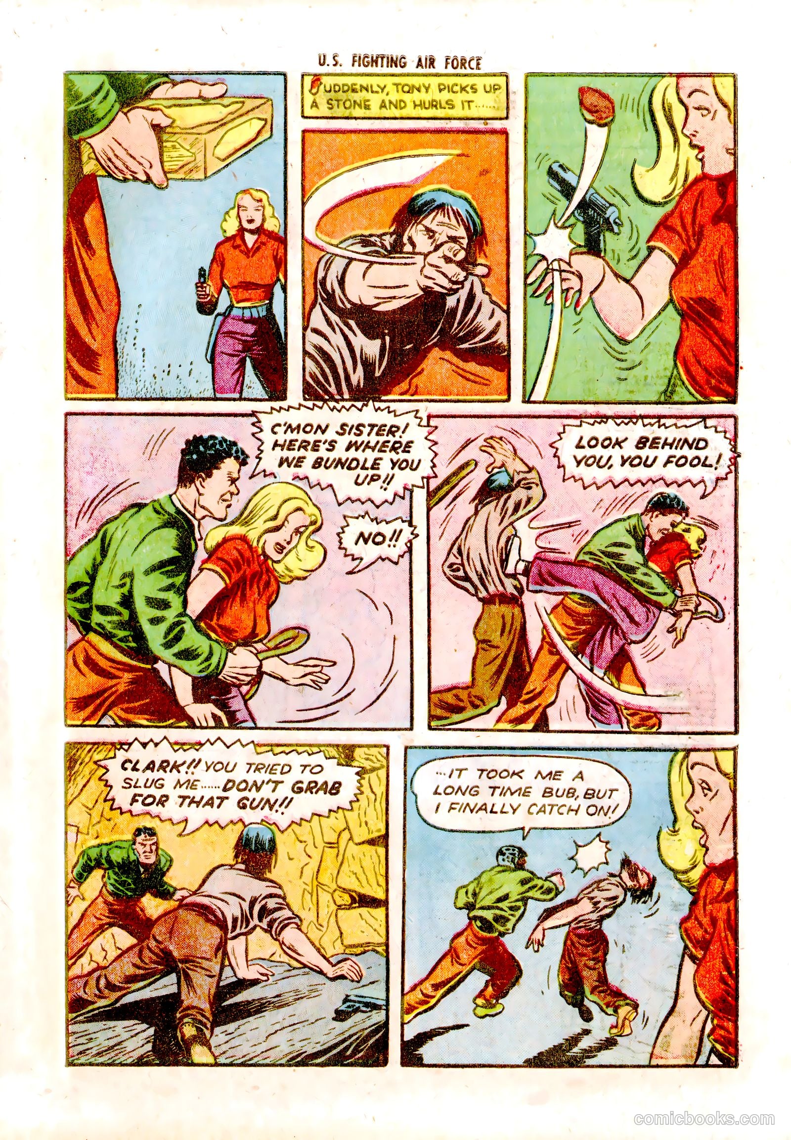 U.S. Fighting Air Force #11 (1954) — page 31 of 36