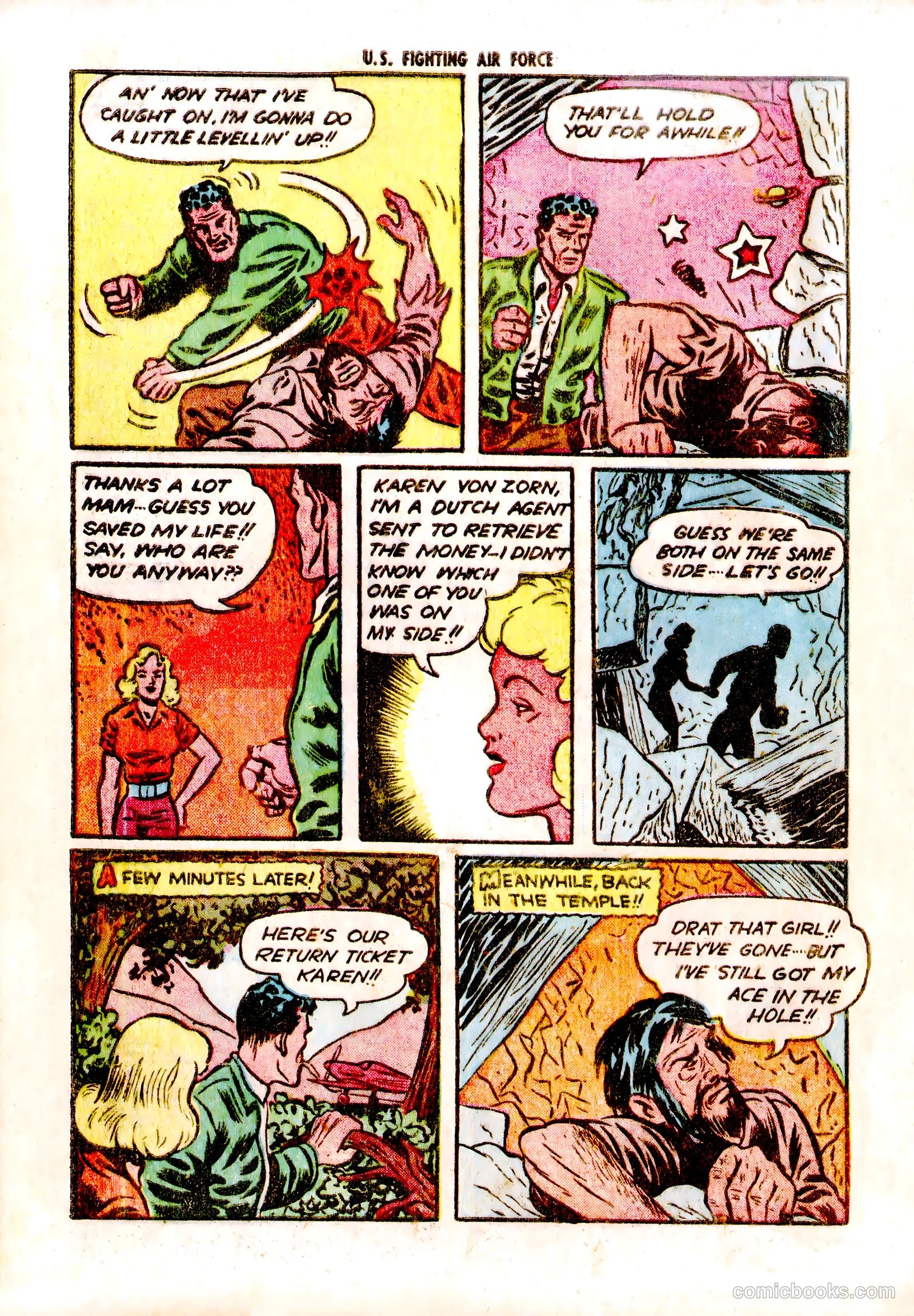 U.S. Fighting Air Force #11 (1954) — page 32 of 36