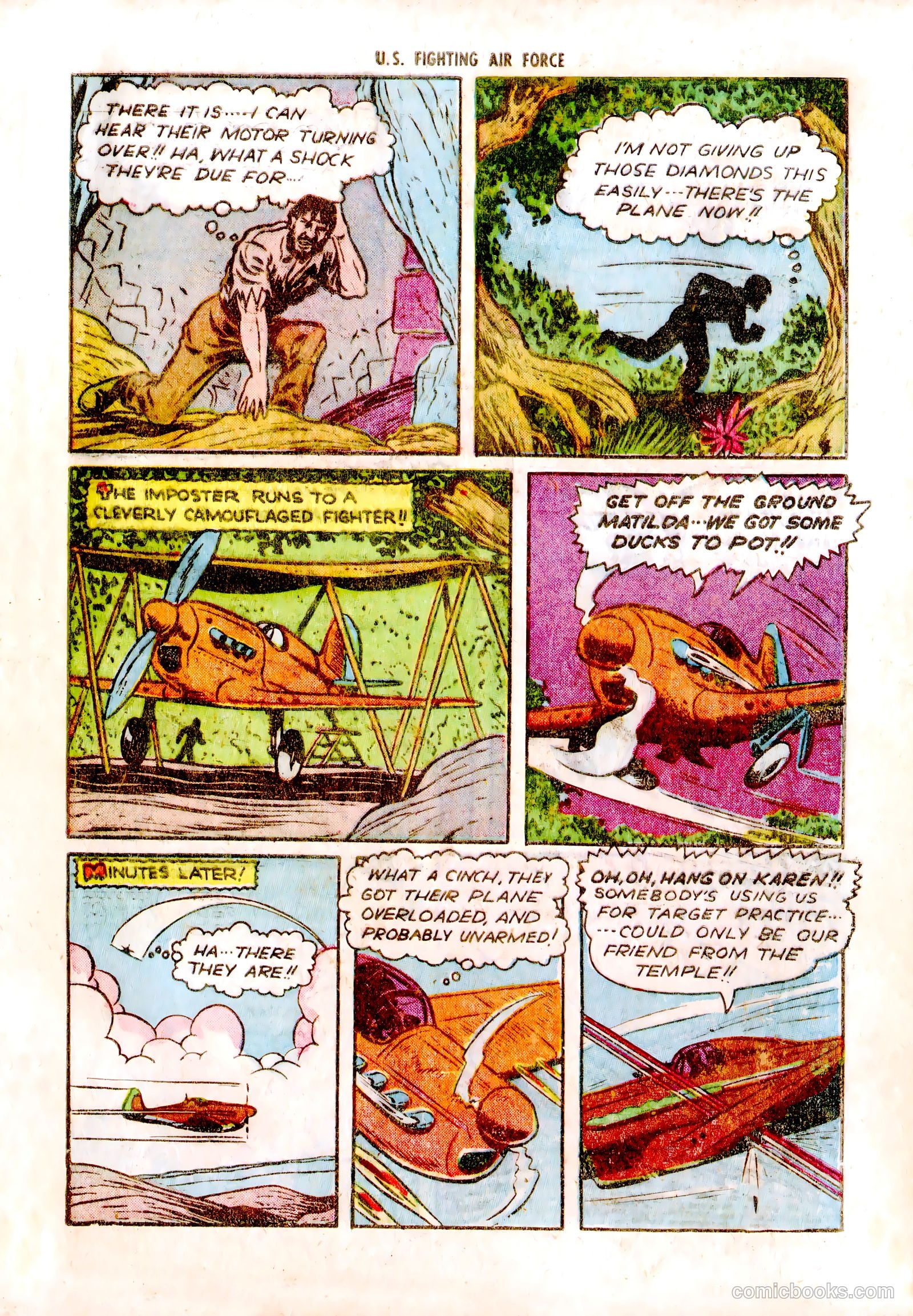 U.S. Fighting Air Force #11 (1954) — page 33 of 36