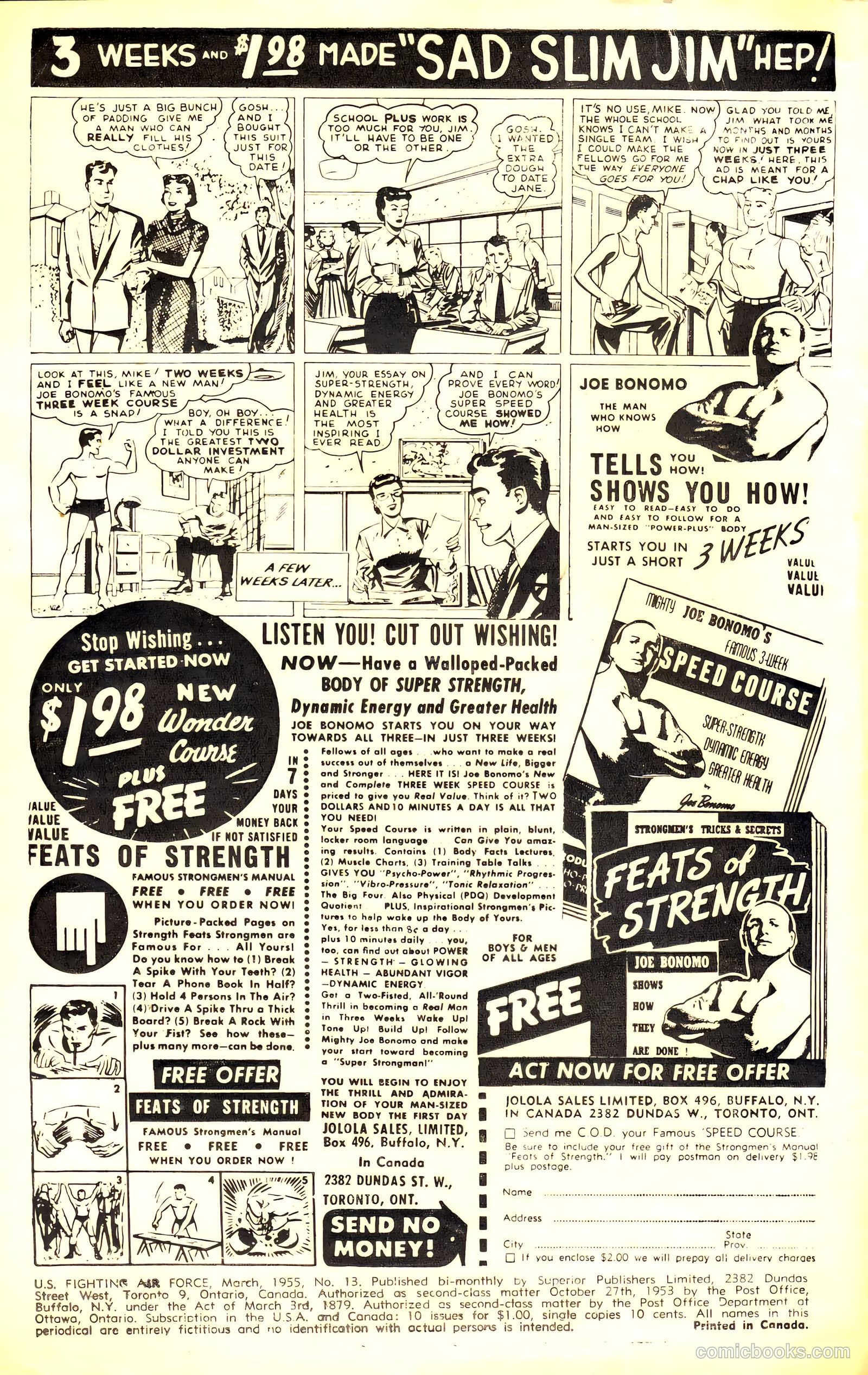 U.S. Fighting Air Force #13 (1955) — page 2 of 36