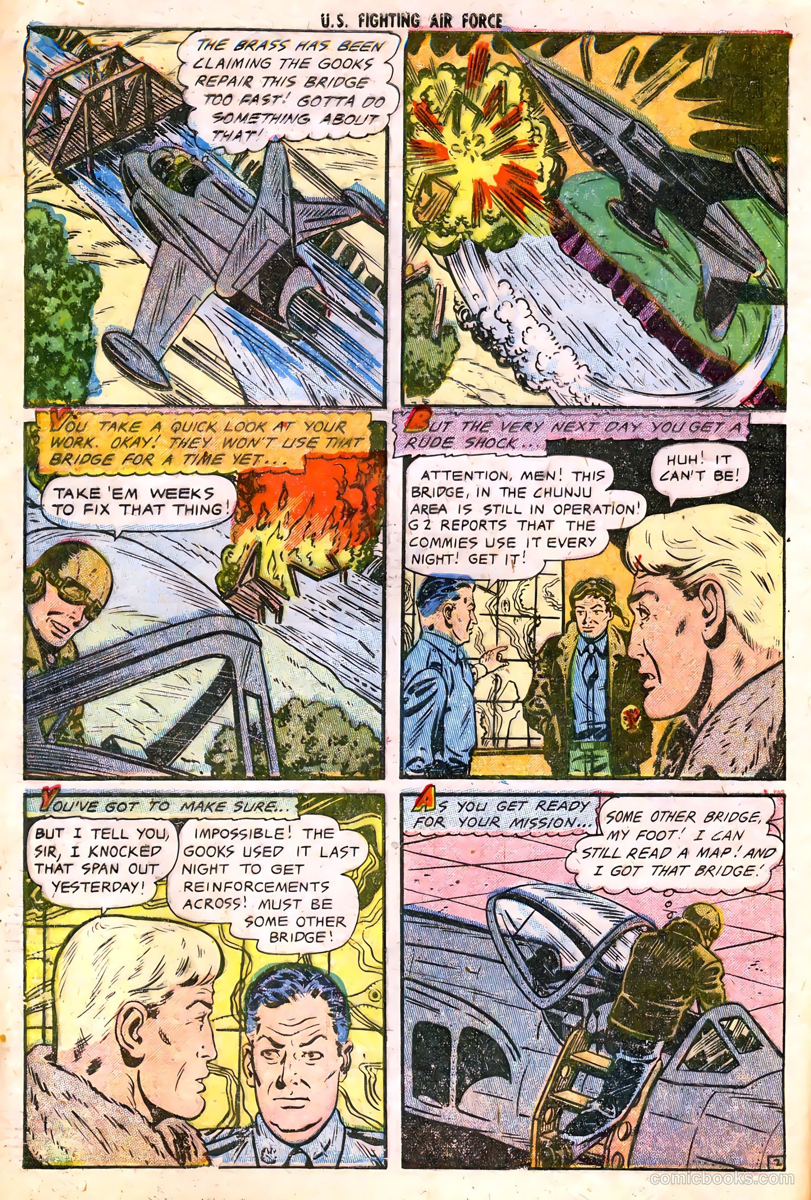 U.S. Fighting Air Force #13 (1955) — page 4 of 36