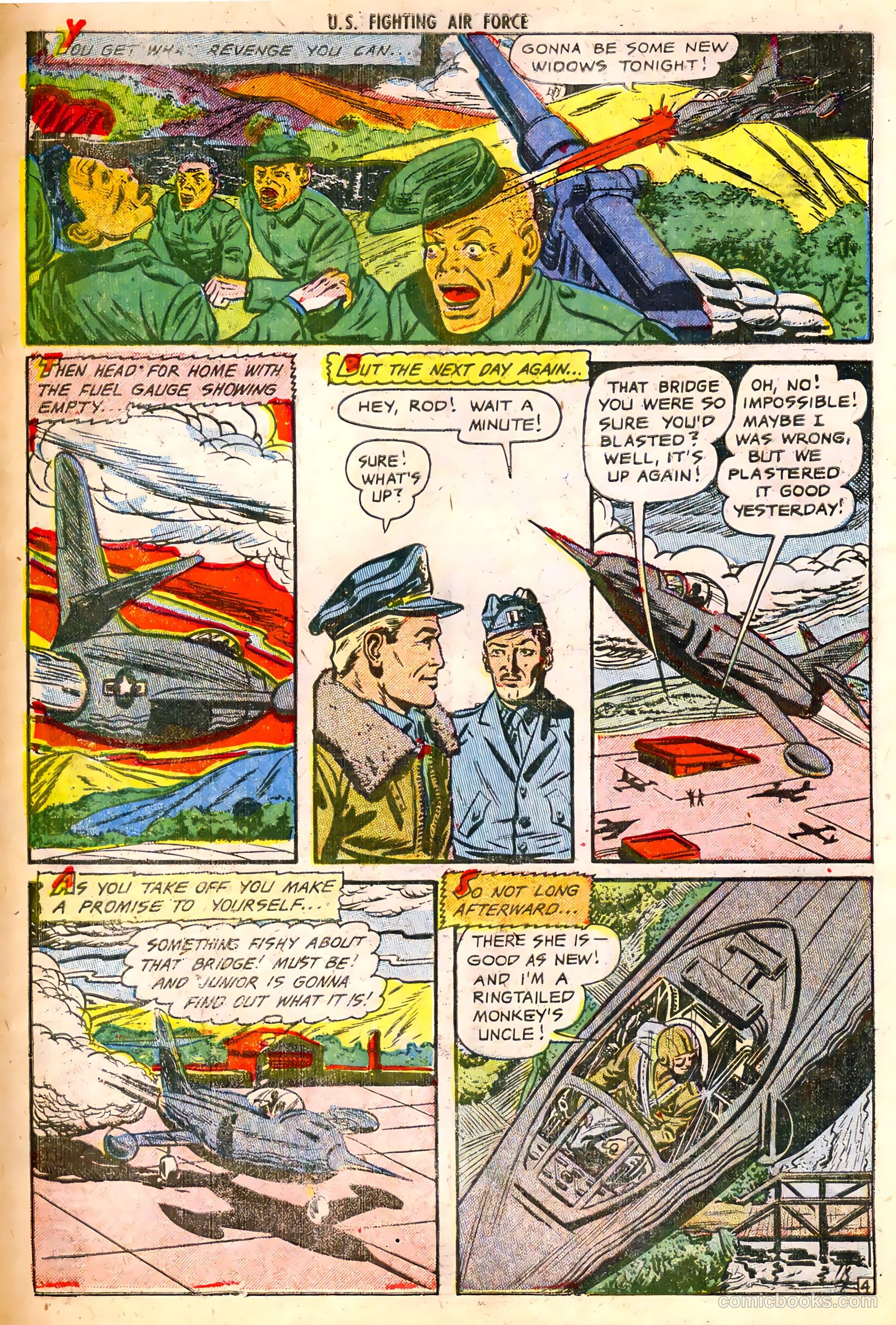U.S. Fighting Air Force #13 (1955) — page 6 of 36