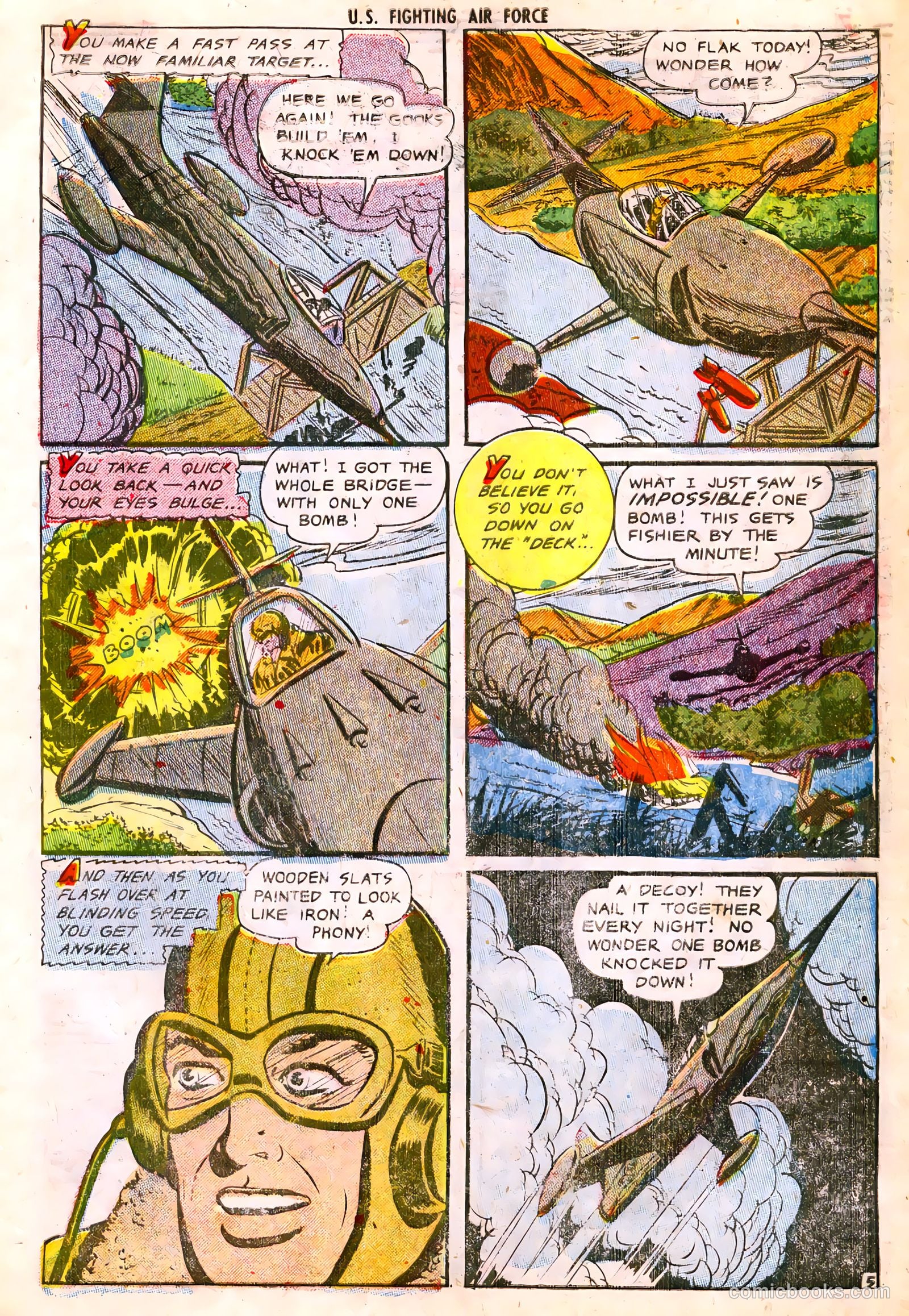 U.S. Fighting Air Force #13 (1955) — page 7 of 36
