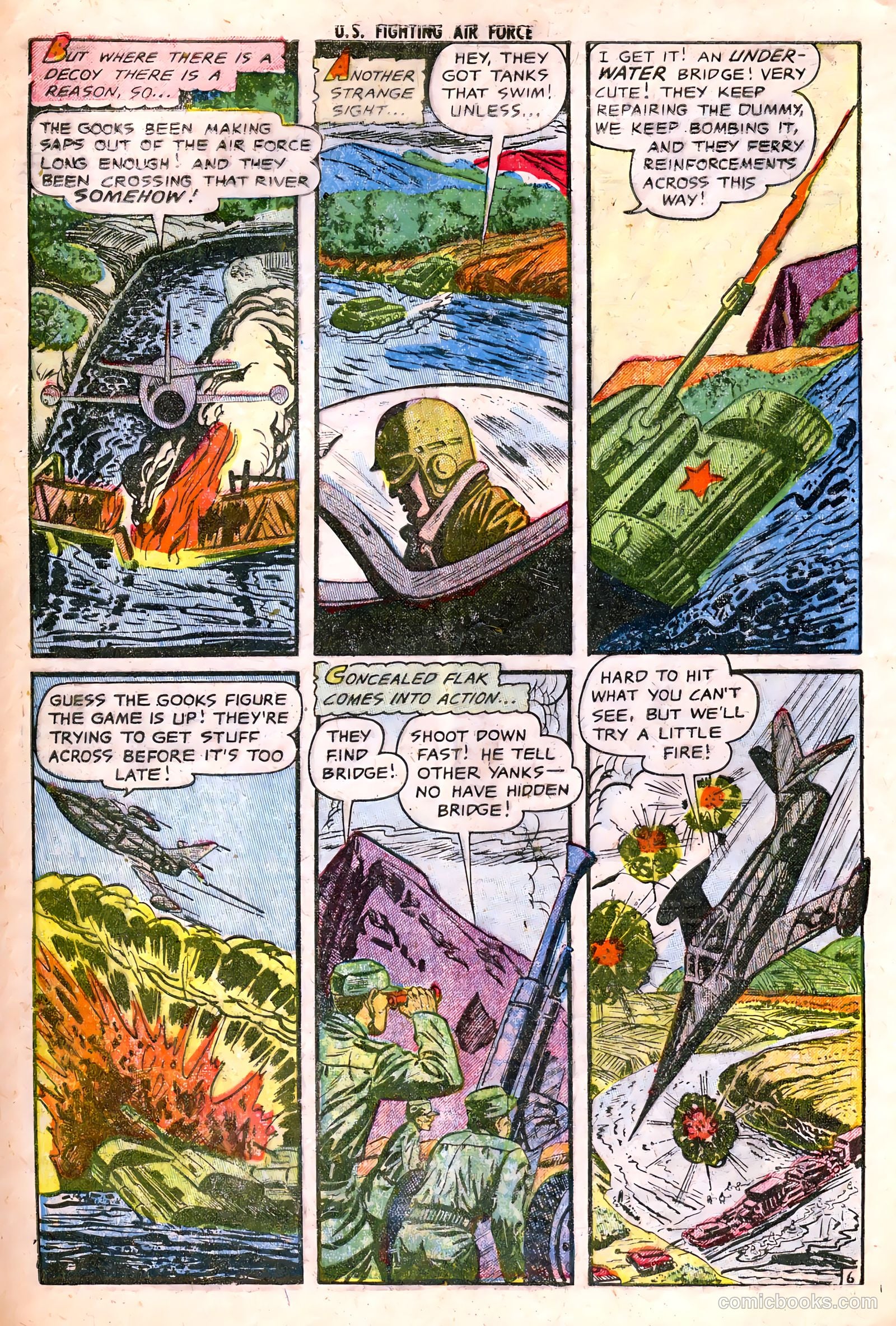 U.S. Fighting Air Force #13 (1955) — page 8 of 36