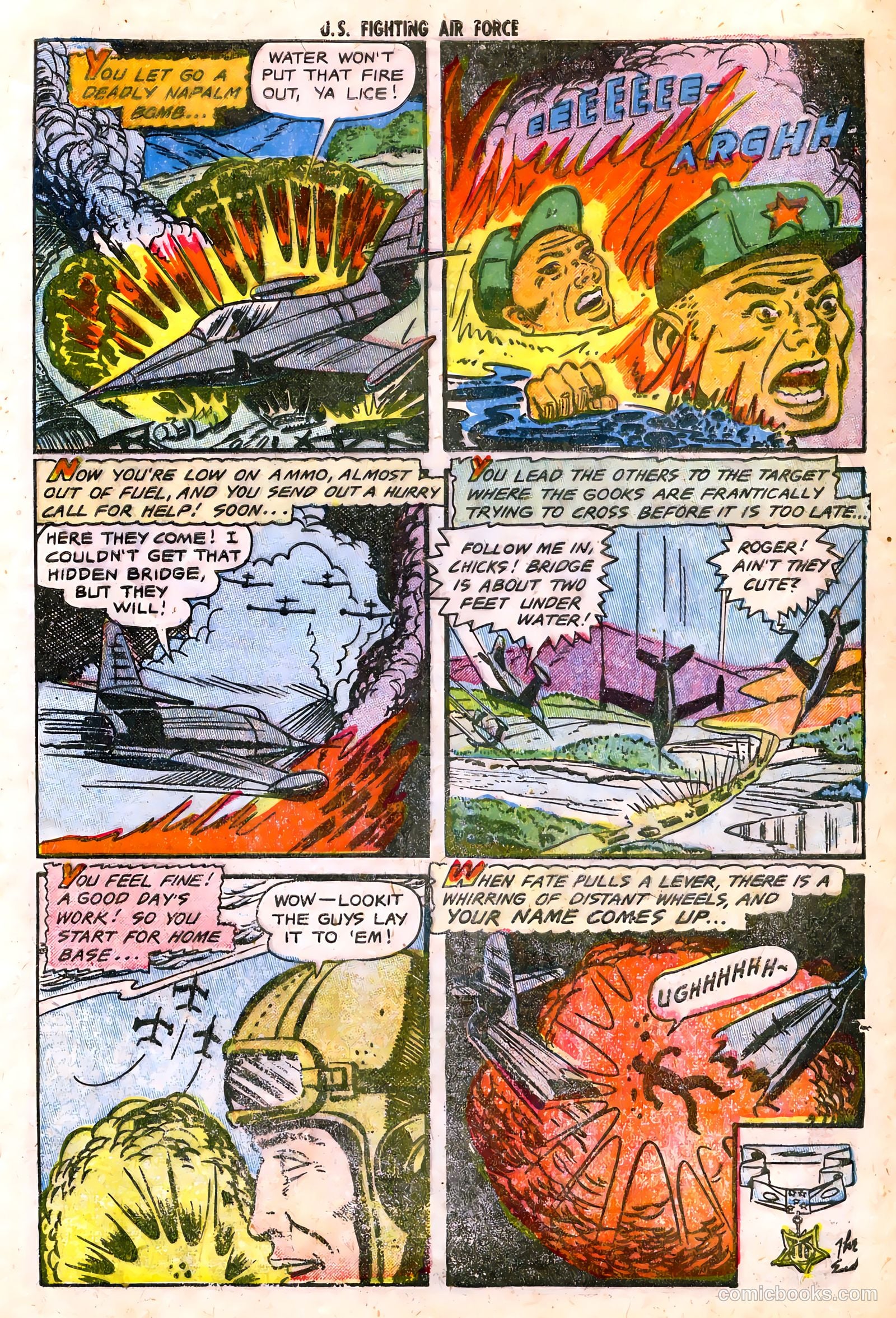 U.S. Fighting Air Force #13 (1955) — page 9 of 36