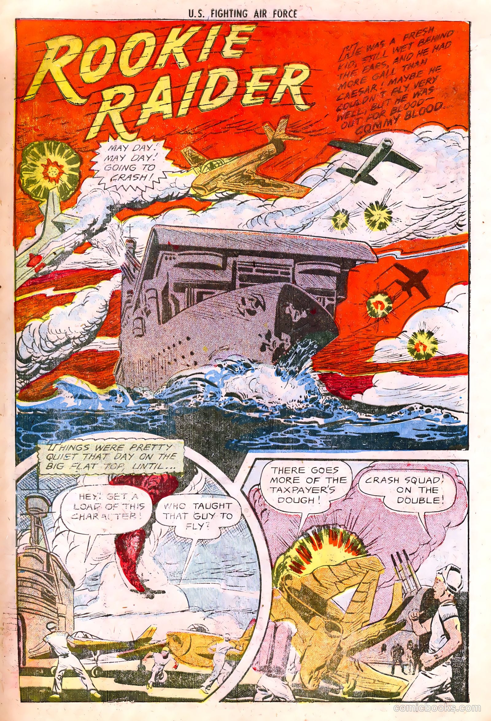 U.S. Fighting Air Force #13 (1955) — page 10 of 36