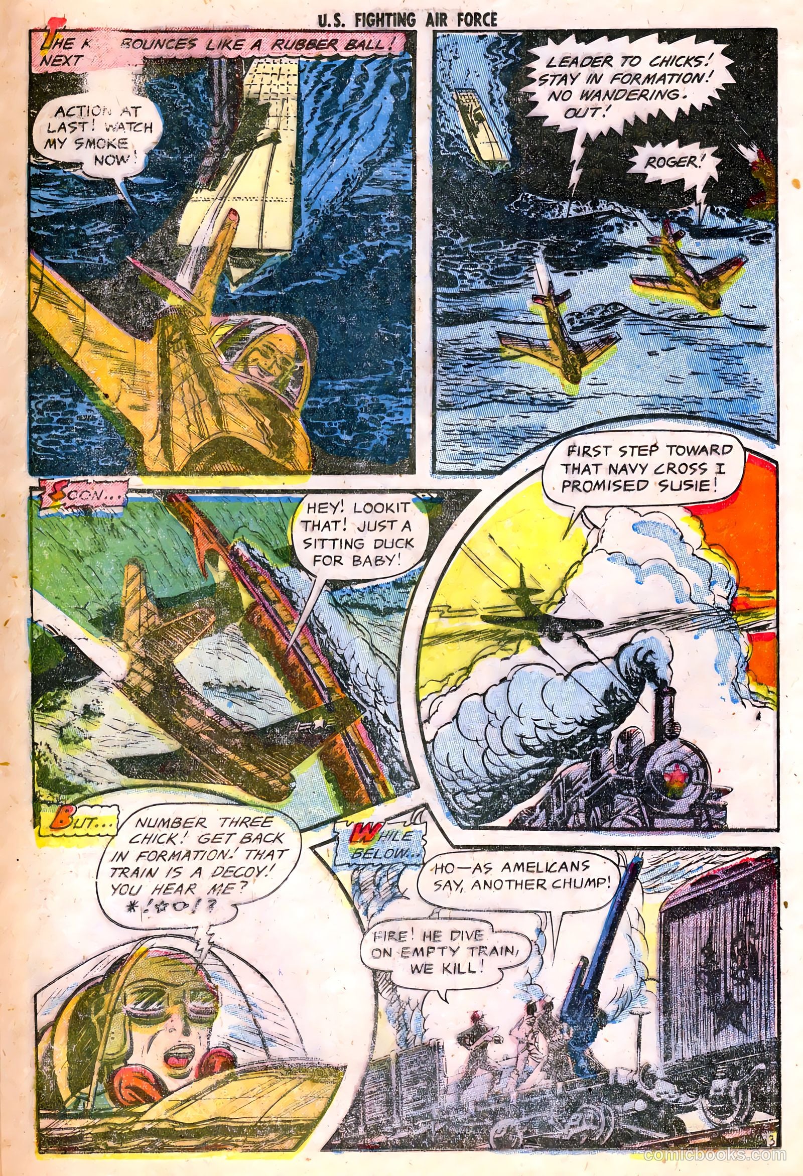 U.S. Fighting Air Force #13 (1955) — page 12 of 36