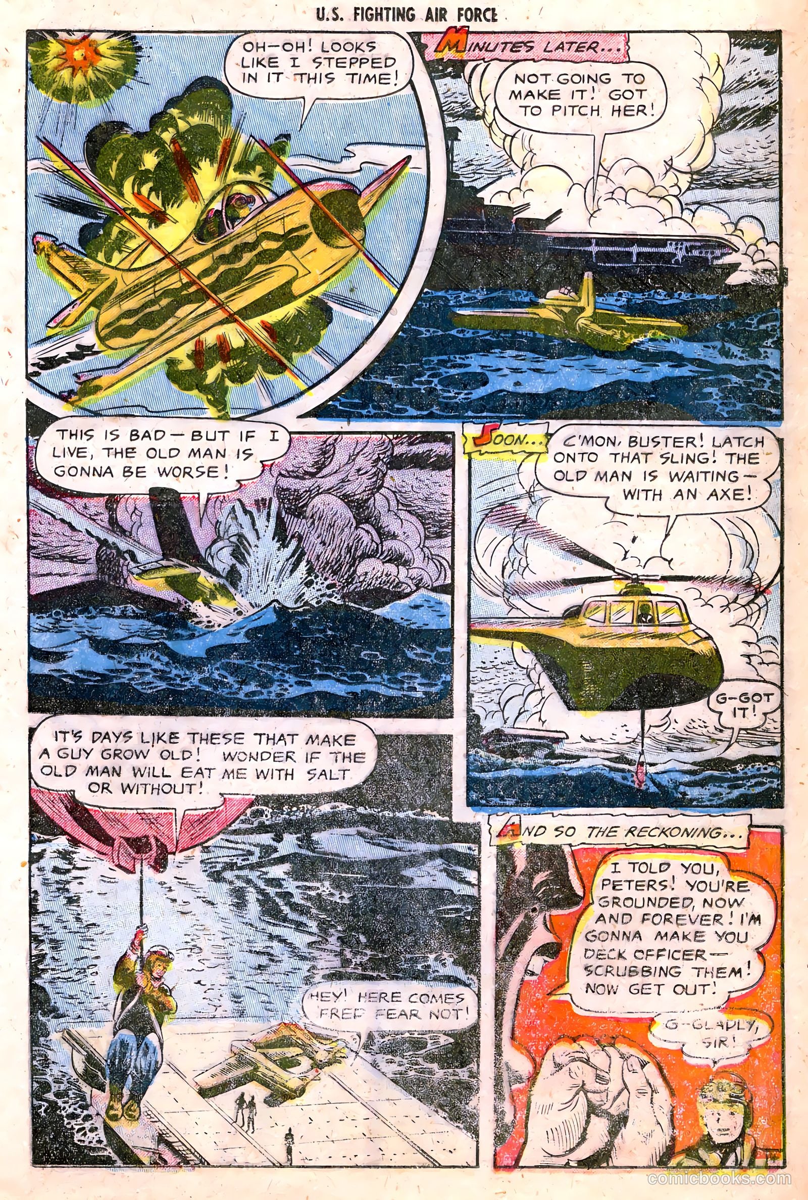 U.S. Fighting Air Force #13 (1955) — page 13 of 36