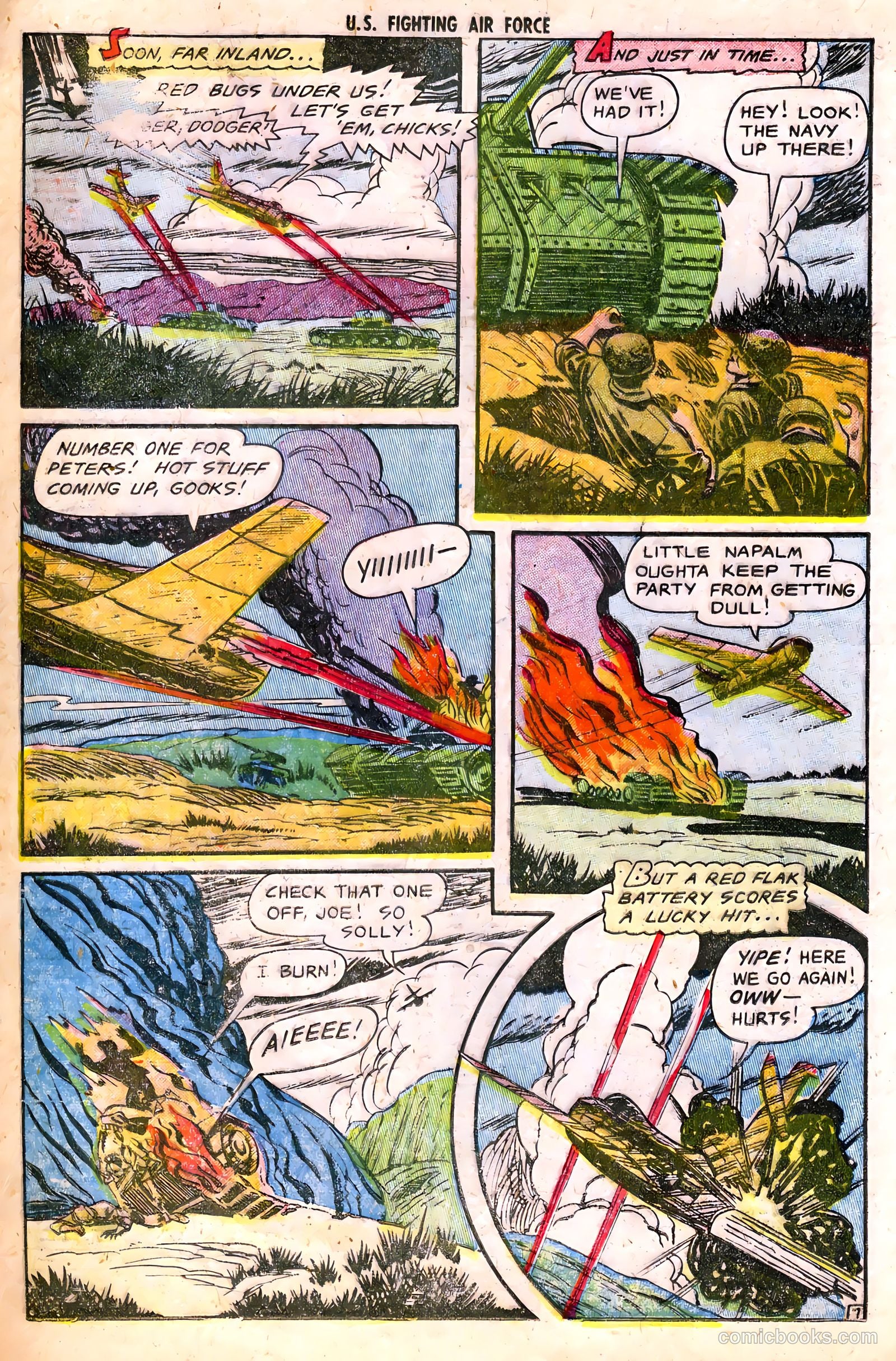 U.S. Fighting Air Force #13 (1955) — page 16 of 36