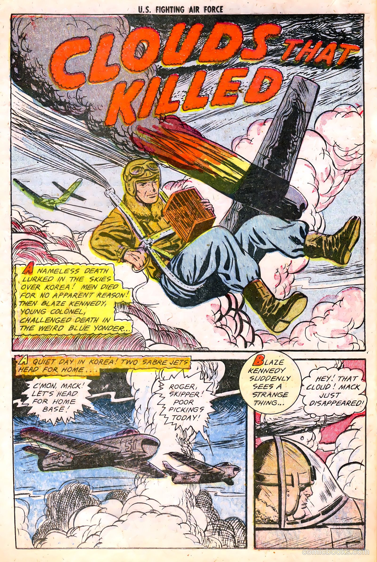 U.S. Fighting Air Force #13 (1955) — page 20 of 36