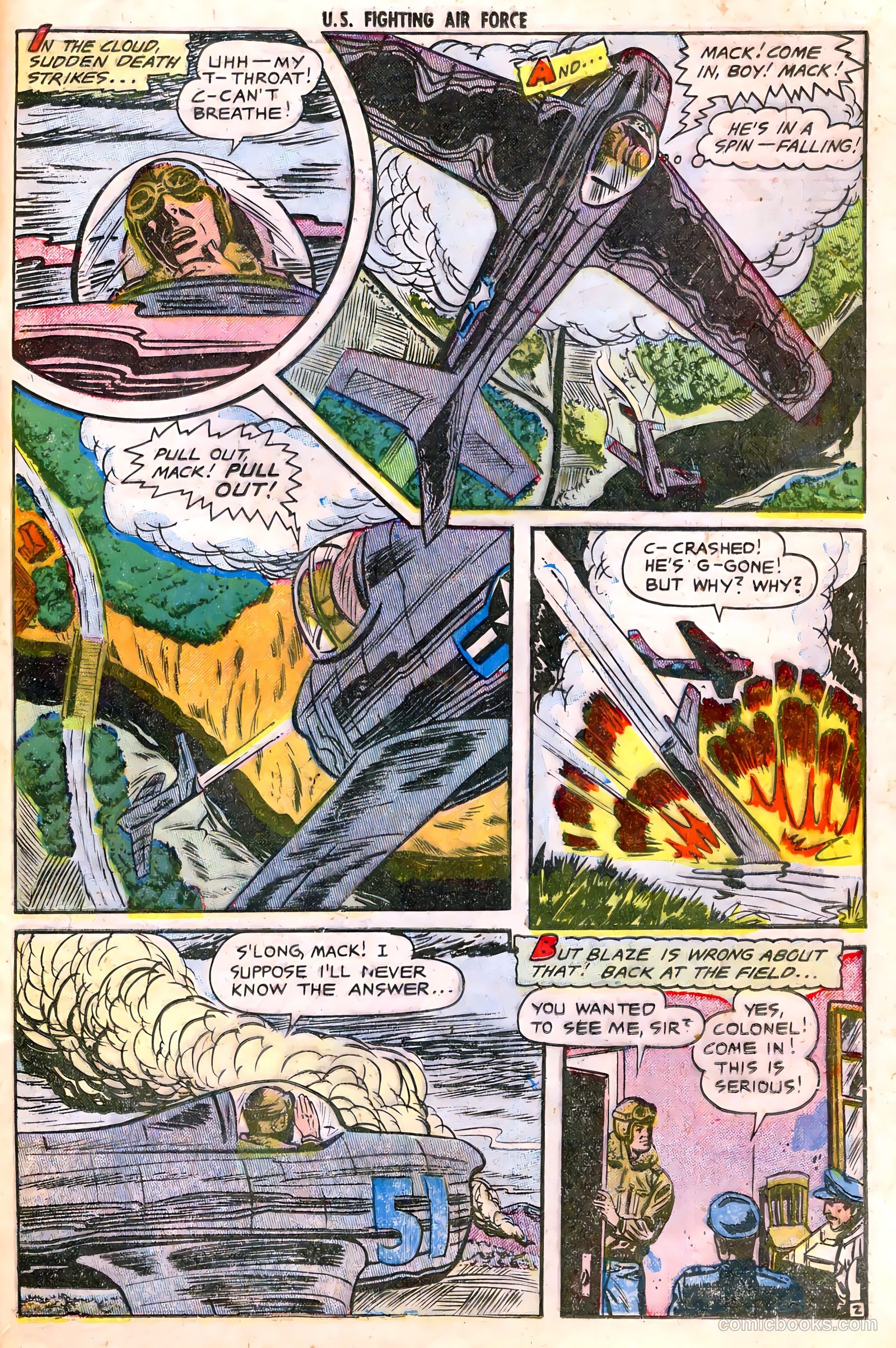 U.S. Fighting Air Force #13 (1955) — page 21 of 36