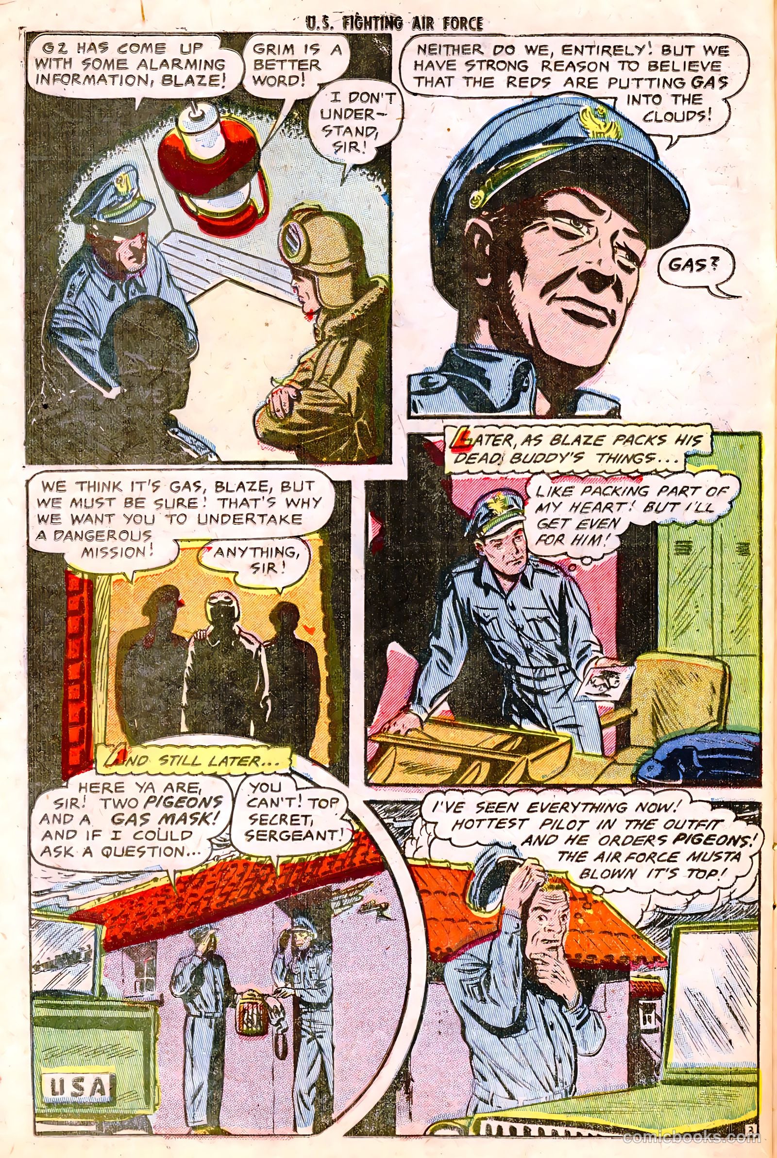 U.S. Fighting Air Force #13 (1955) — page 22 of 36