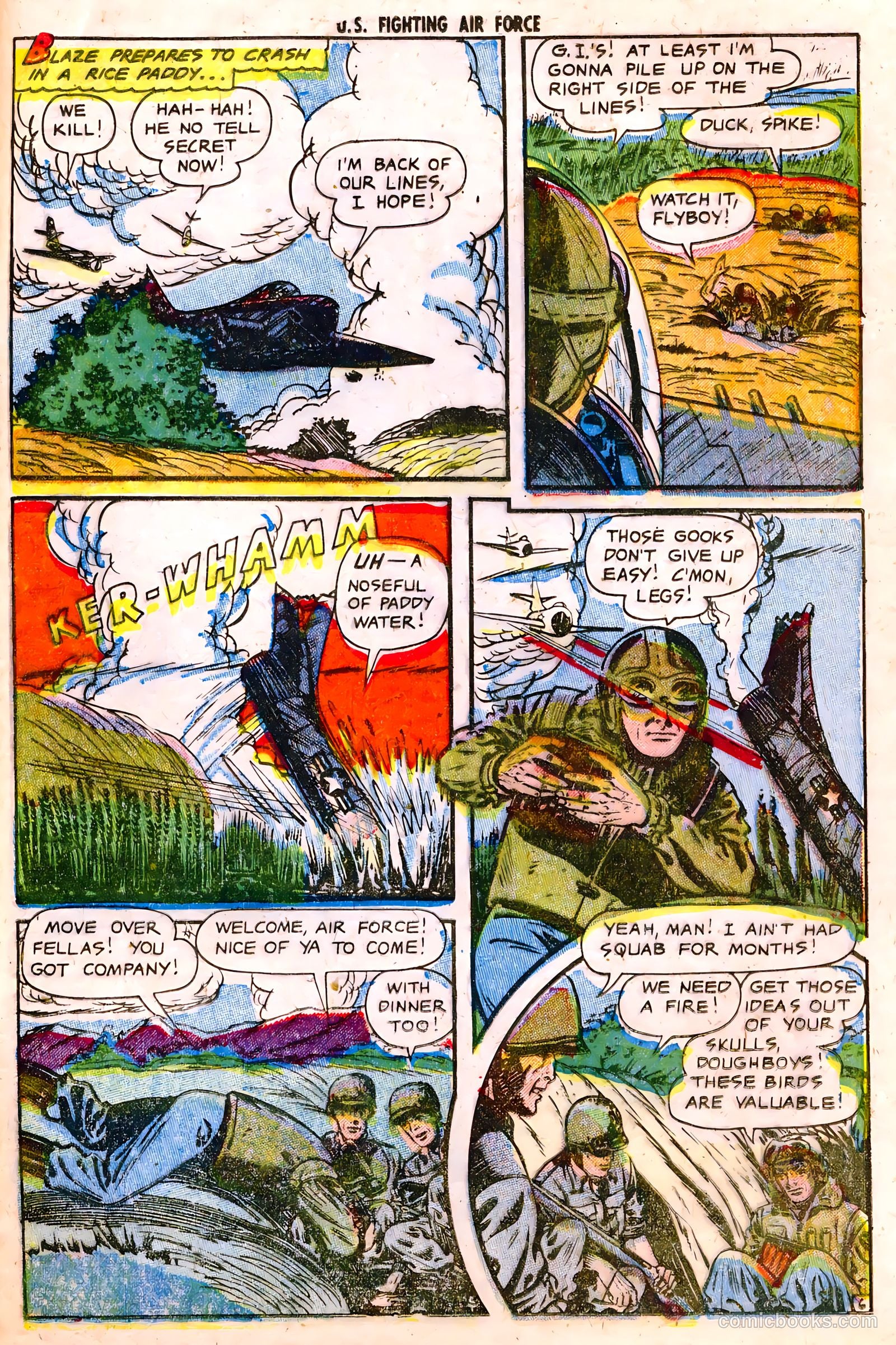U.S. Fighting Air Force #13 (1955) — page 25 of 36