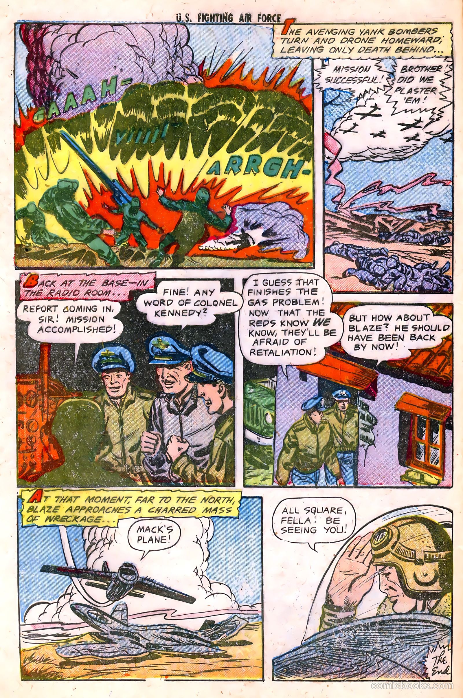 U.S. Fighting Air Force #13 (1955) — page 28 of 36