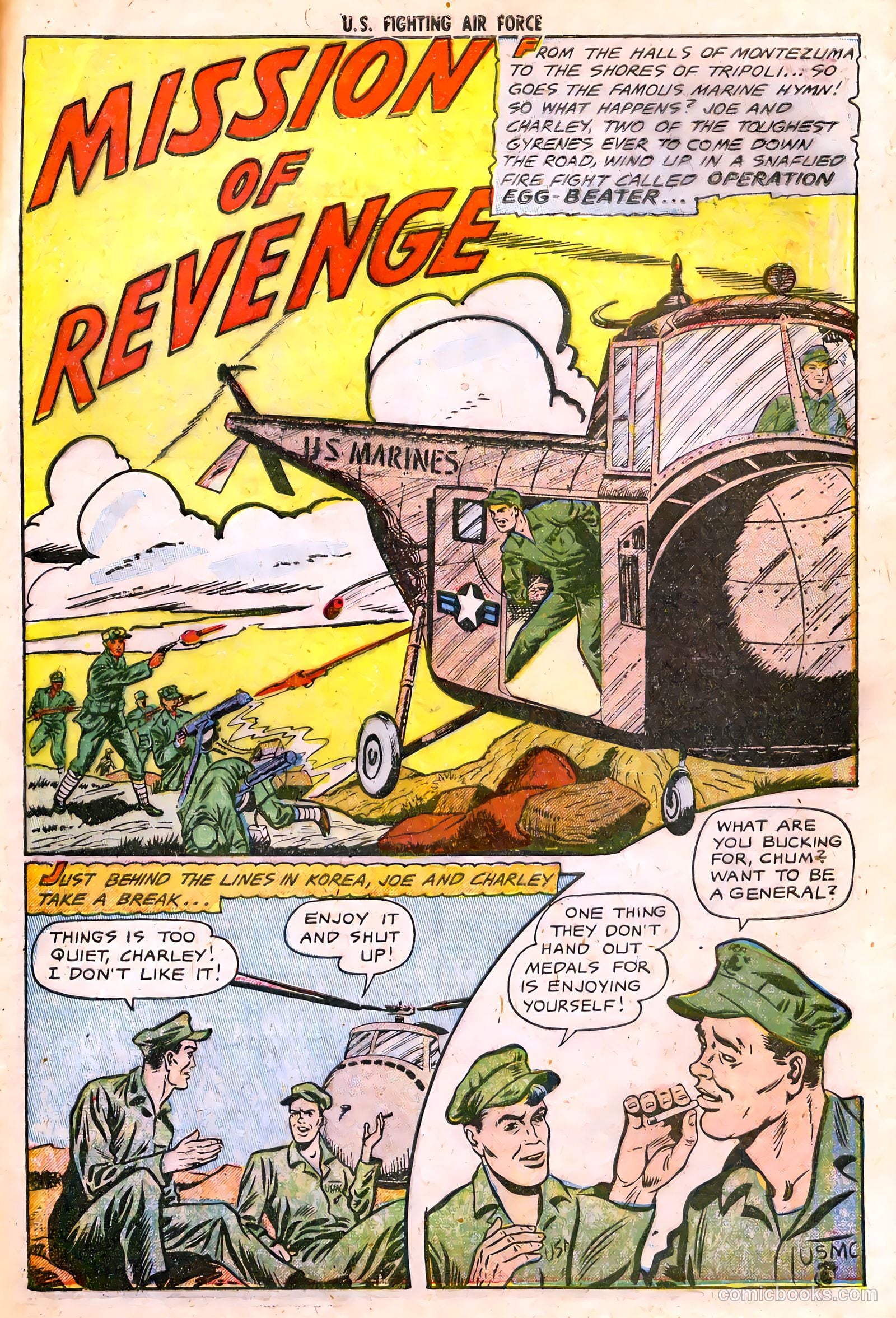 U.S. Fighting Air Force #13 (1955) — page 29 of 36